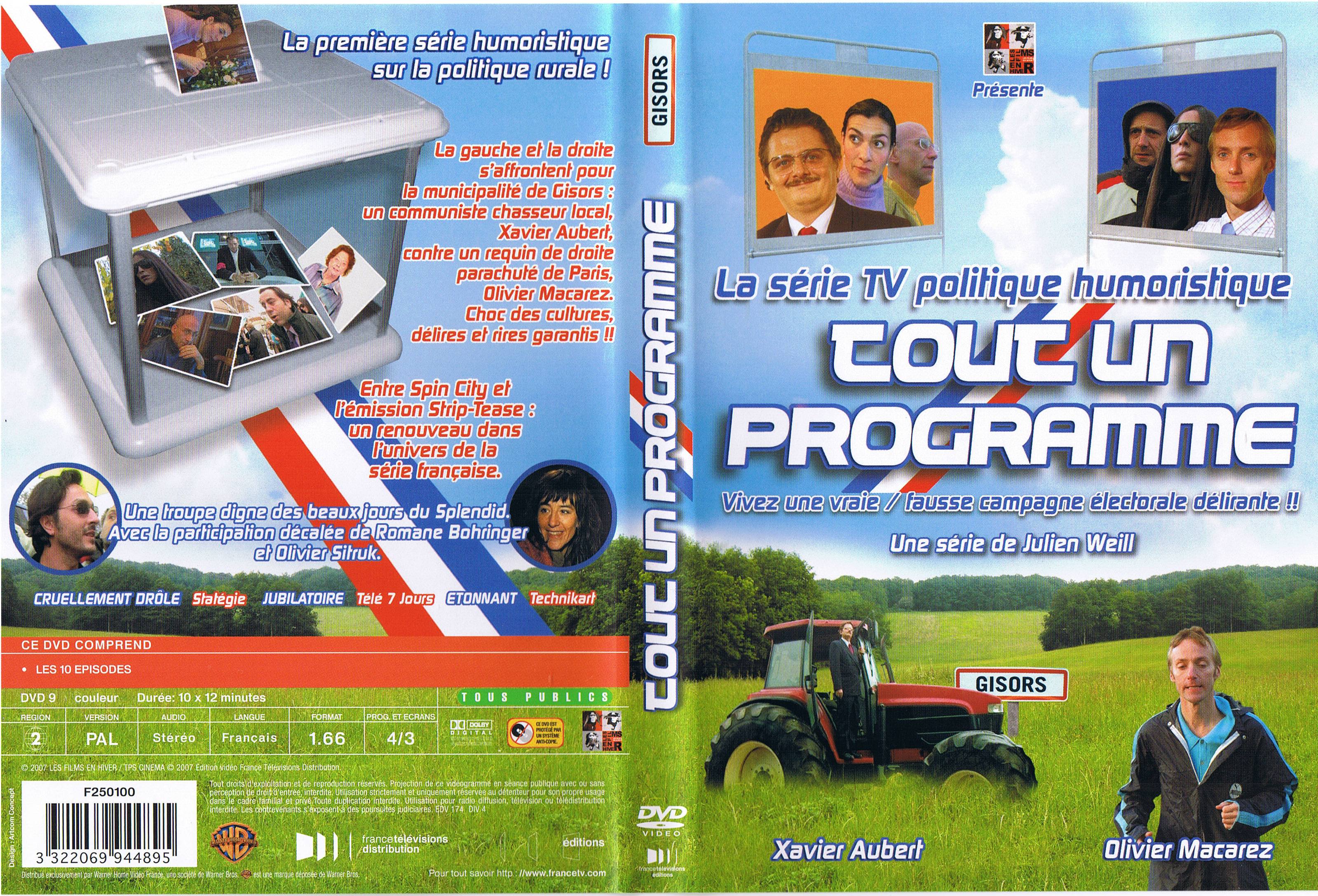 Jaquette DVD Tout un programme