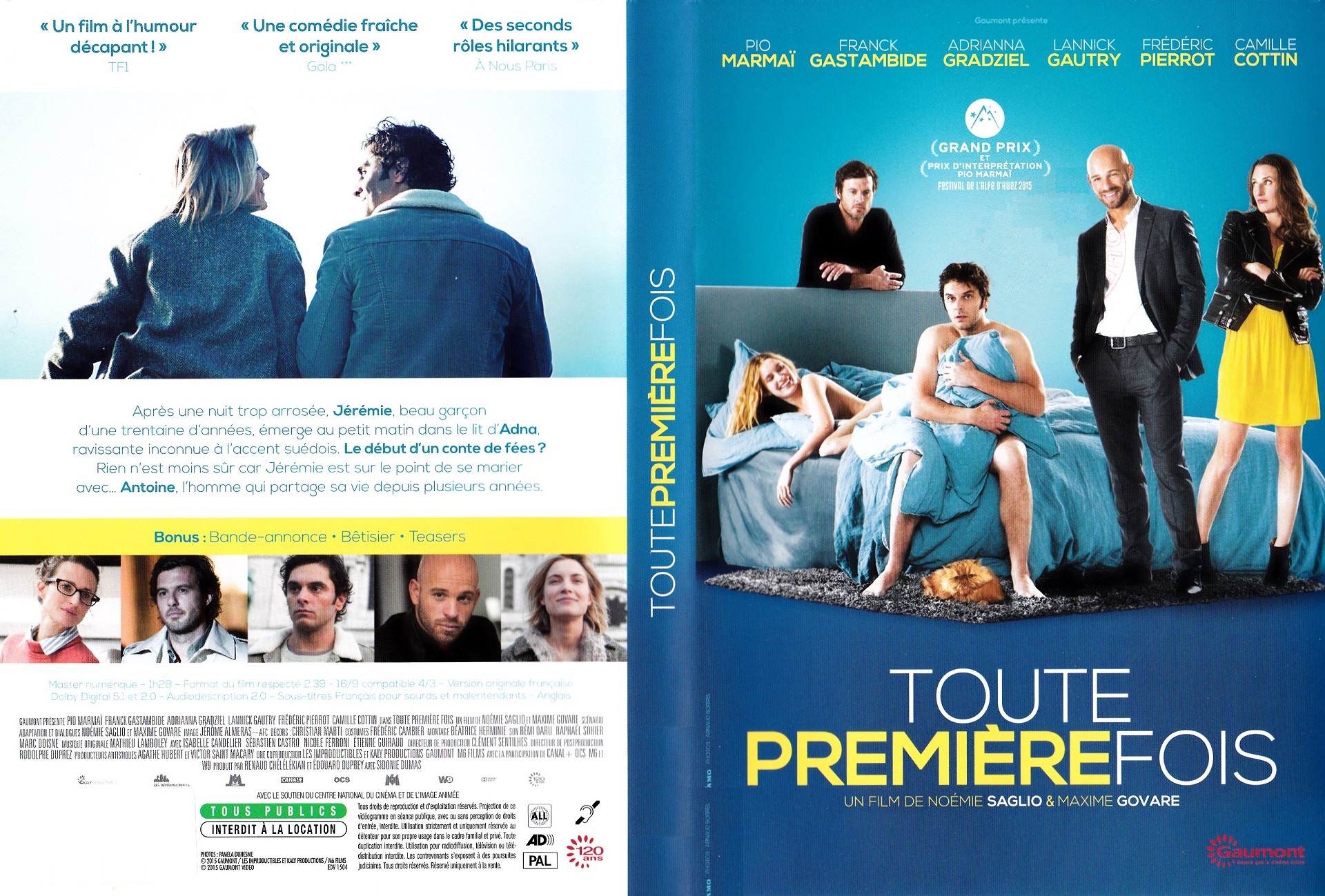 Jaquette DVD Toute premire fois