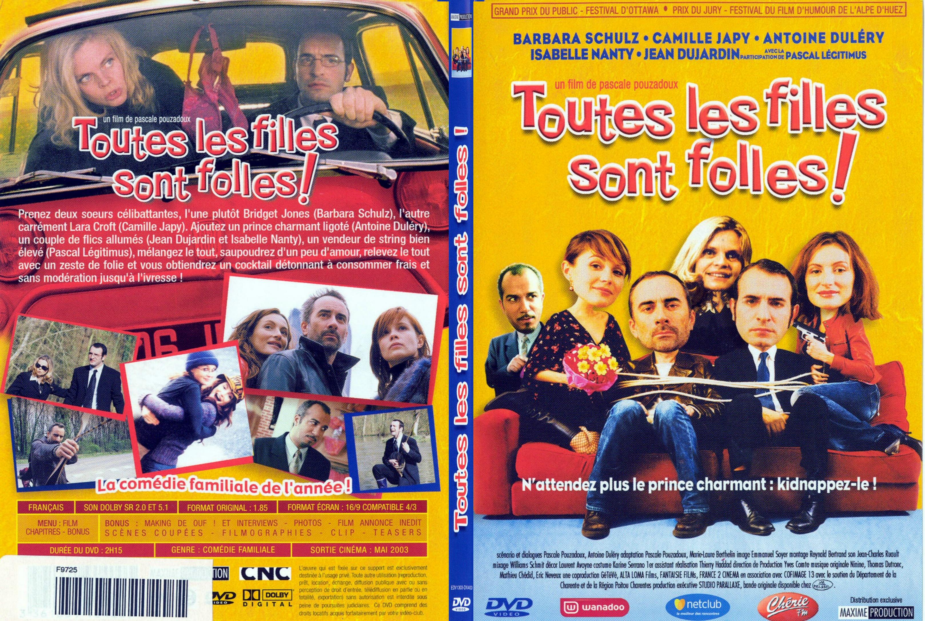 Jaquette DVD Toutes les filles sont folles - SLIM