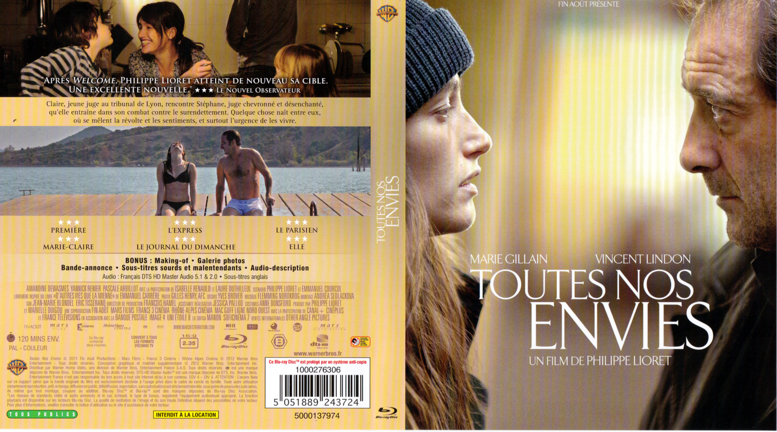 Jaquette DVD Toutes nos envies (BLU-RAY)