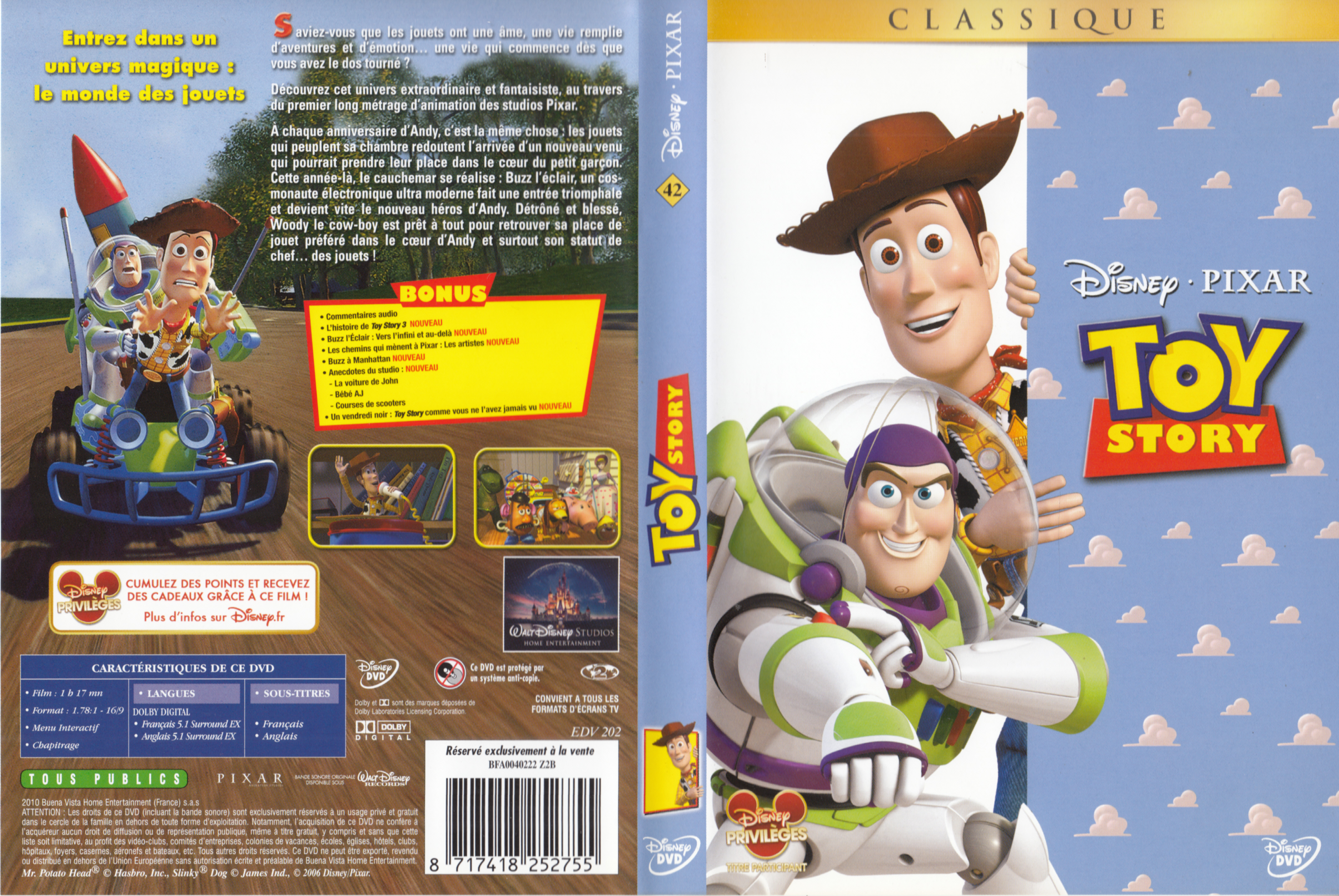 Jaquette DVD Toy Story v4