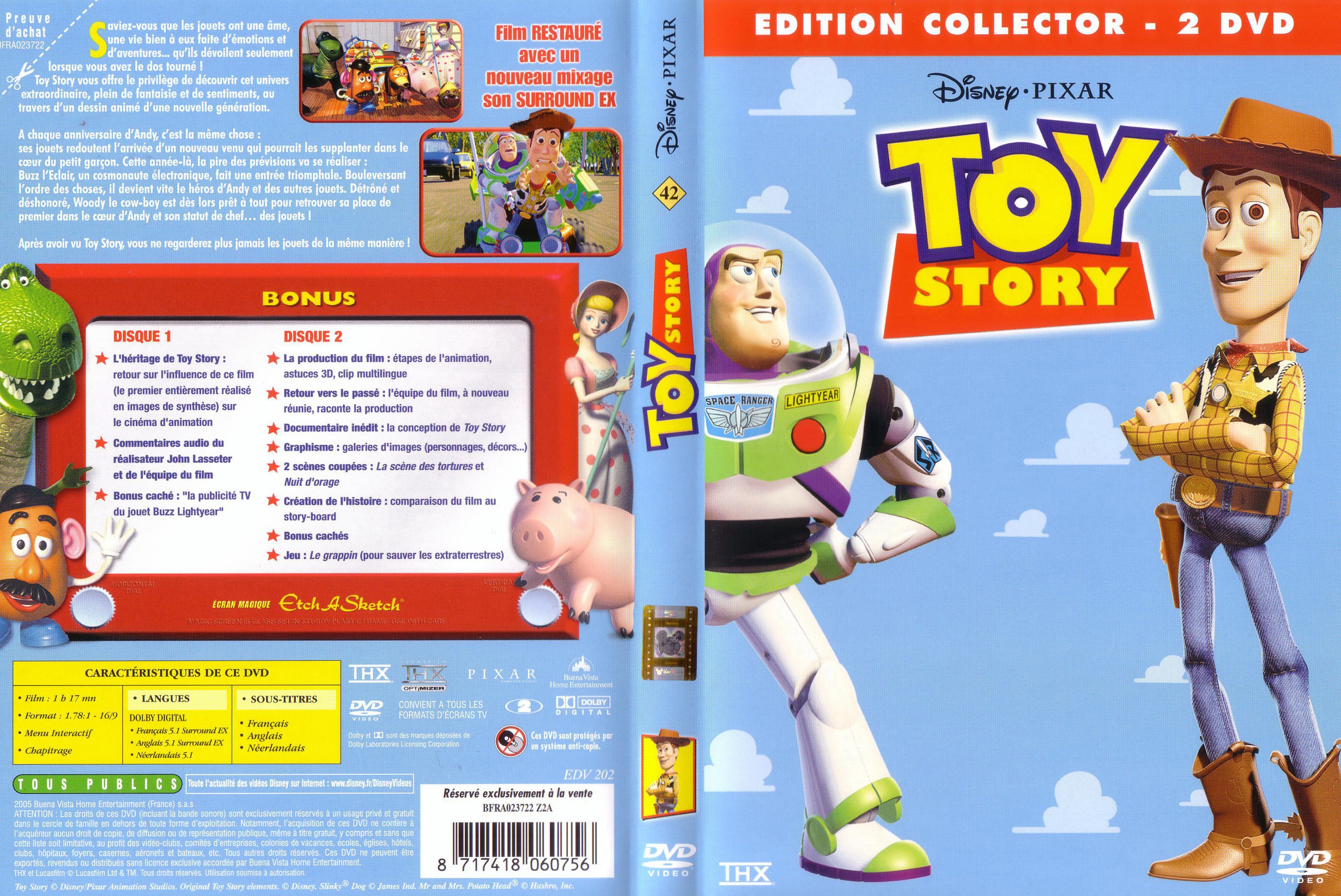 Jaquette DVD Toy story