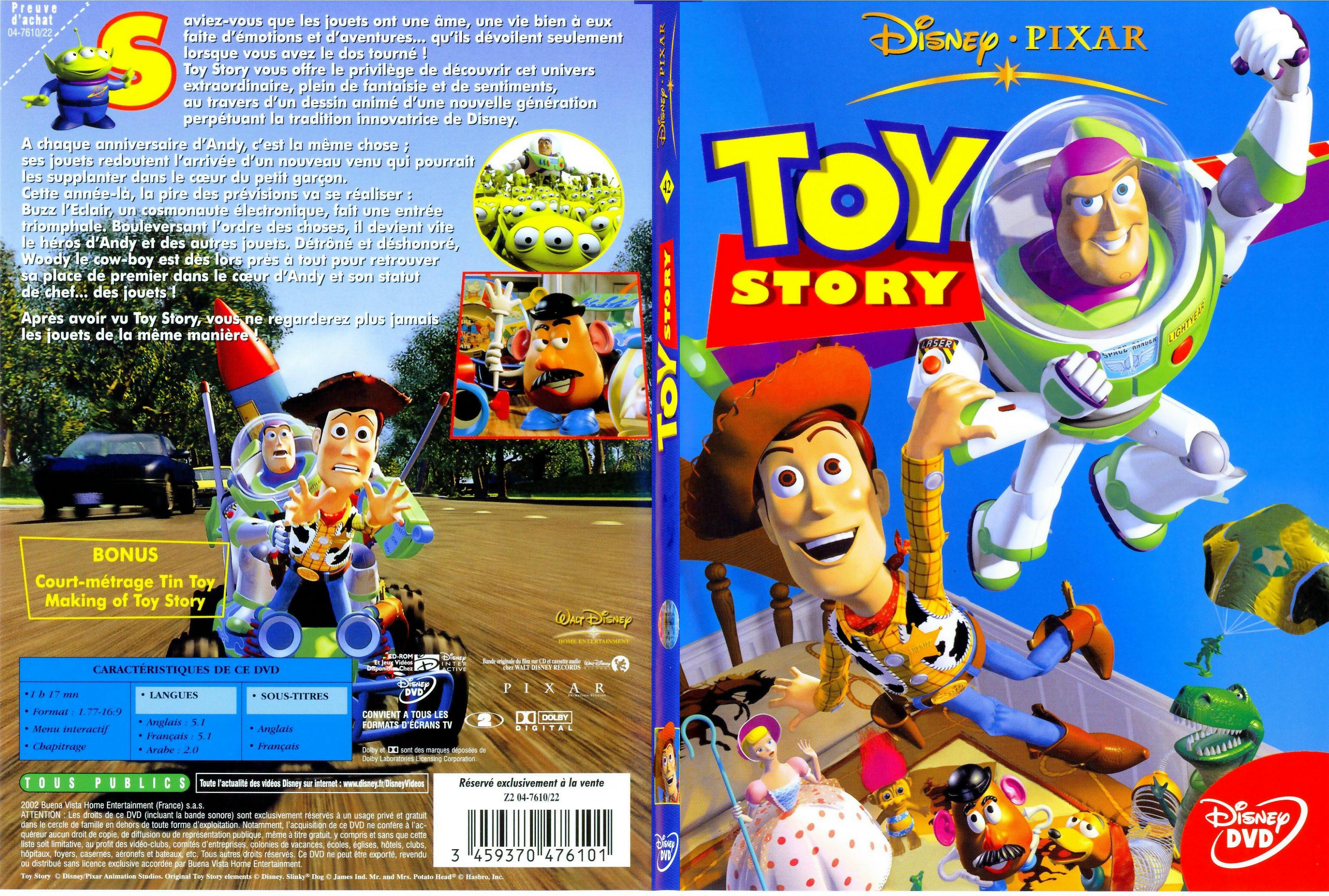 Jaquette DVD Toy story - SLIM v2