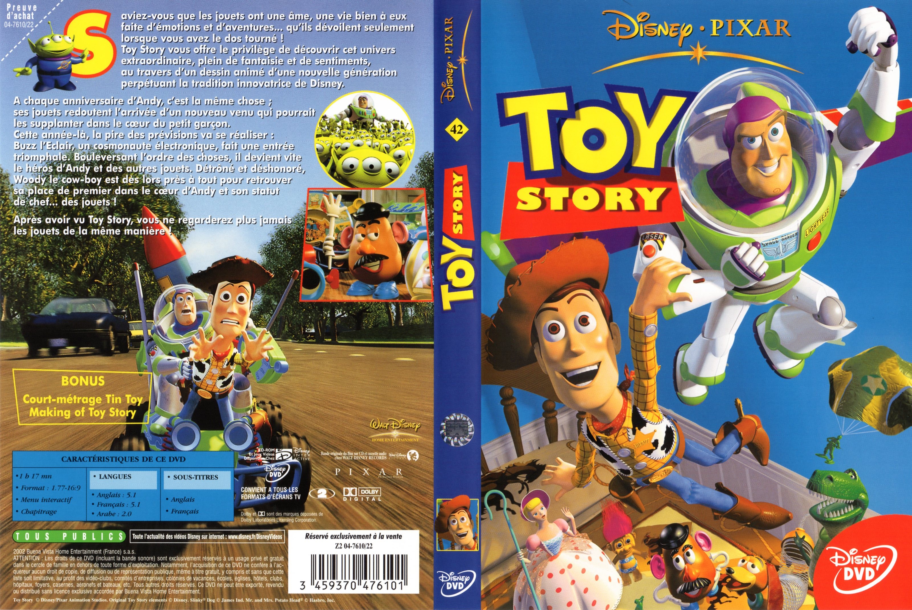 Jaquette DVD Toy story v2