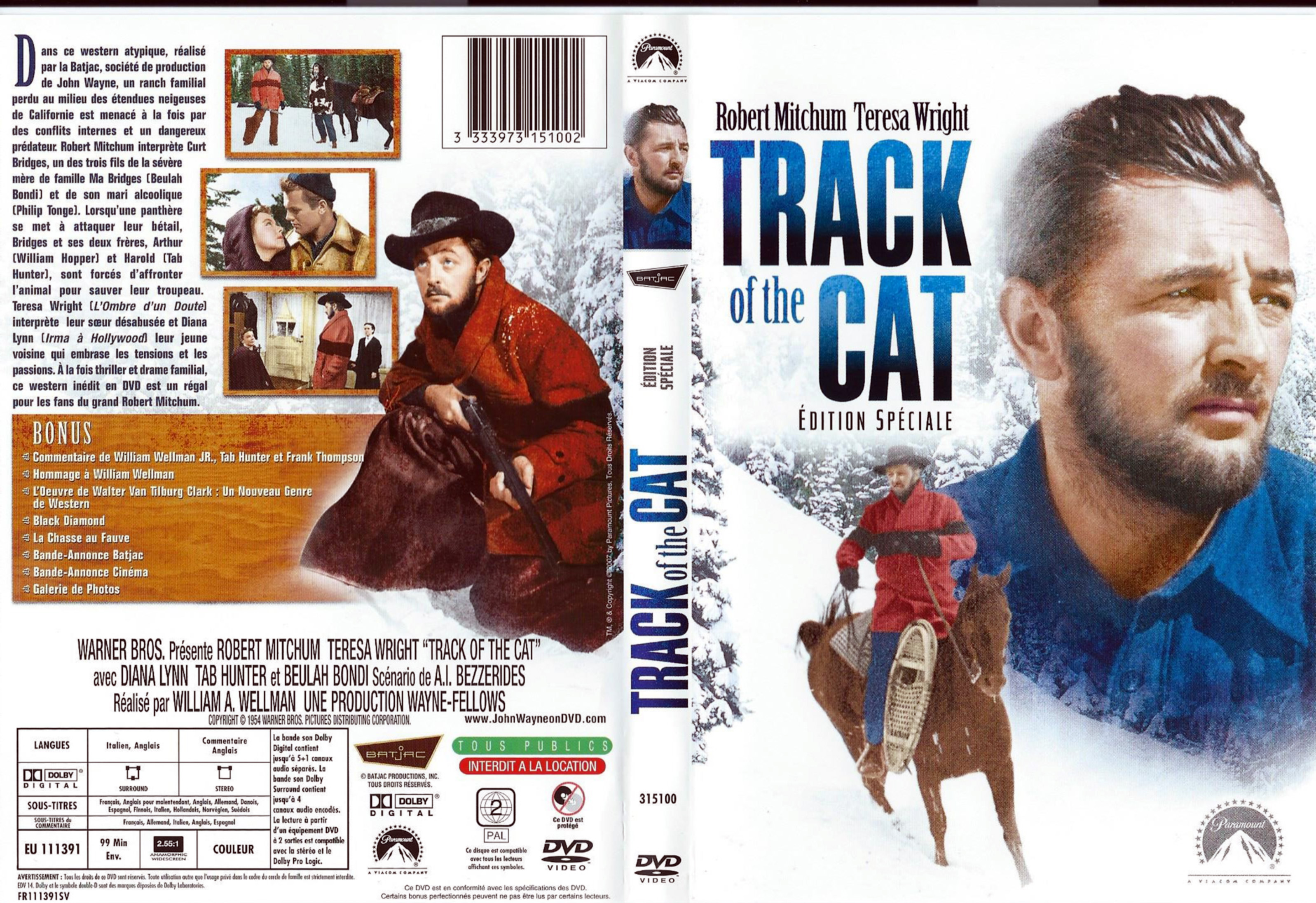 Jaquette DVD Track of the cat