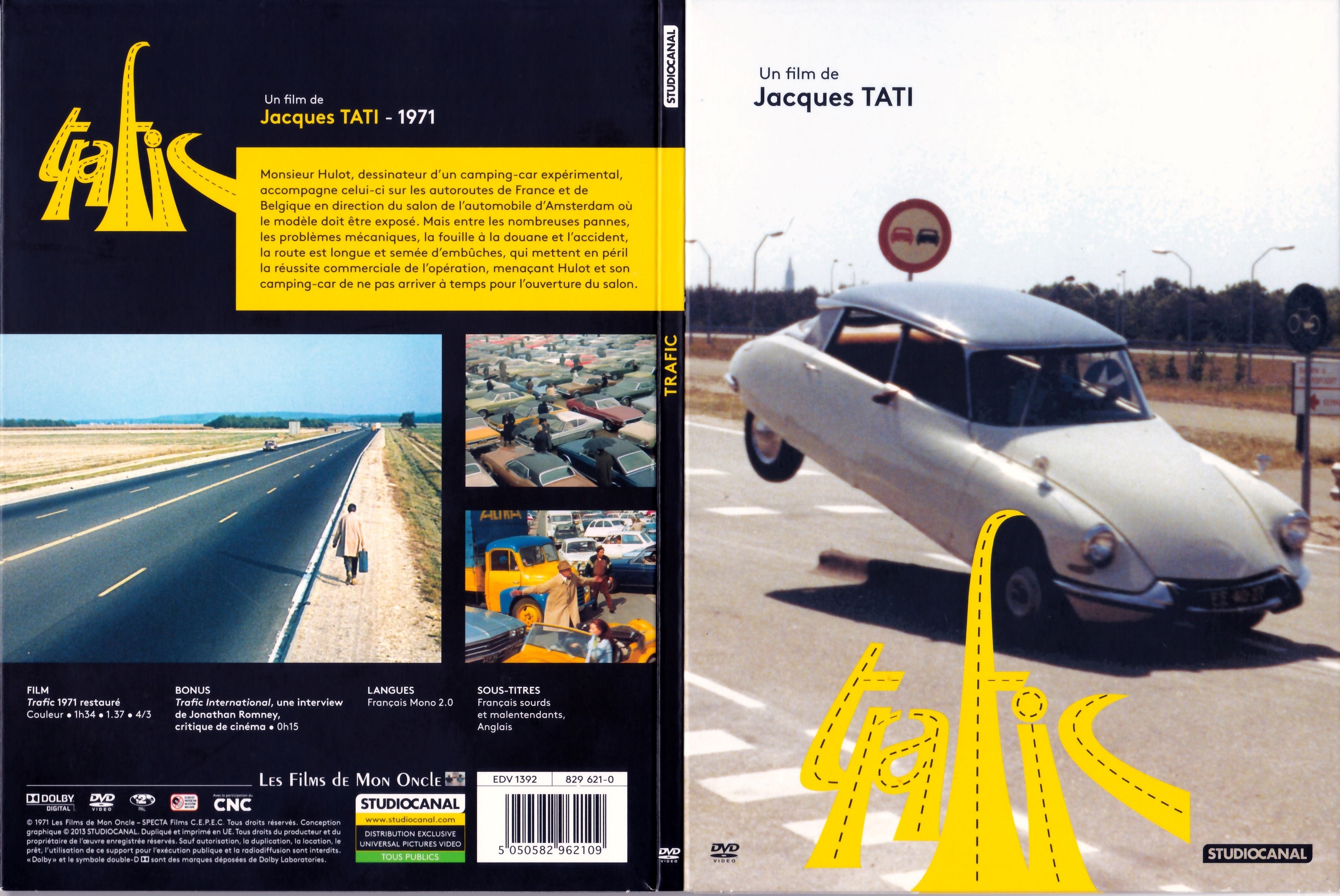 Jaquette DVD Trafic v2