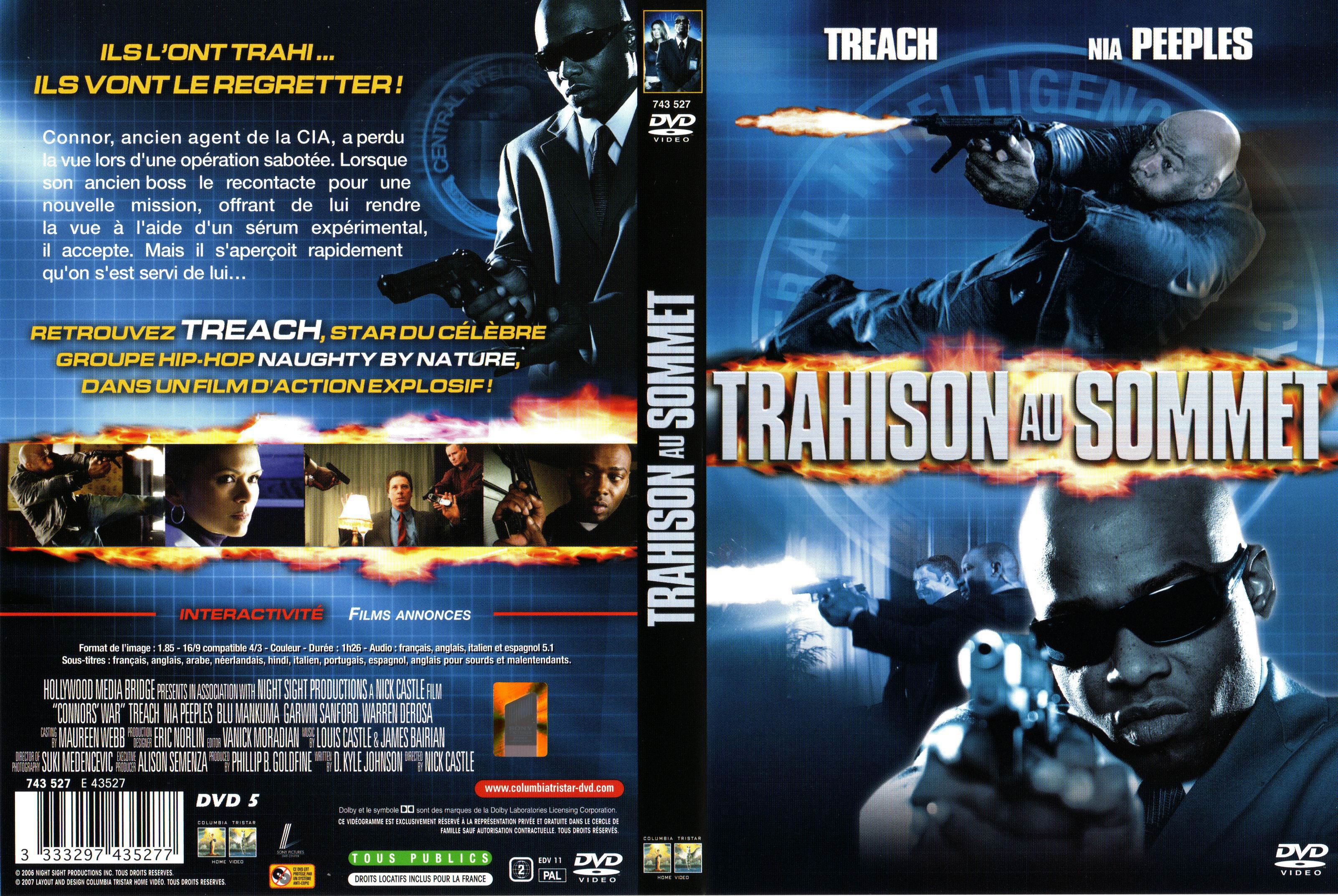 Jaquette DVD Trahison au sommet