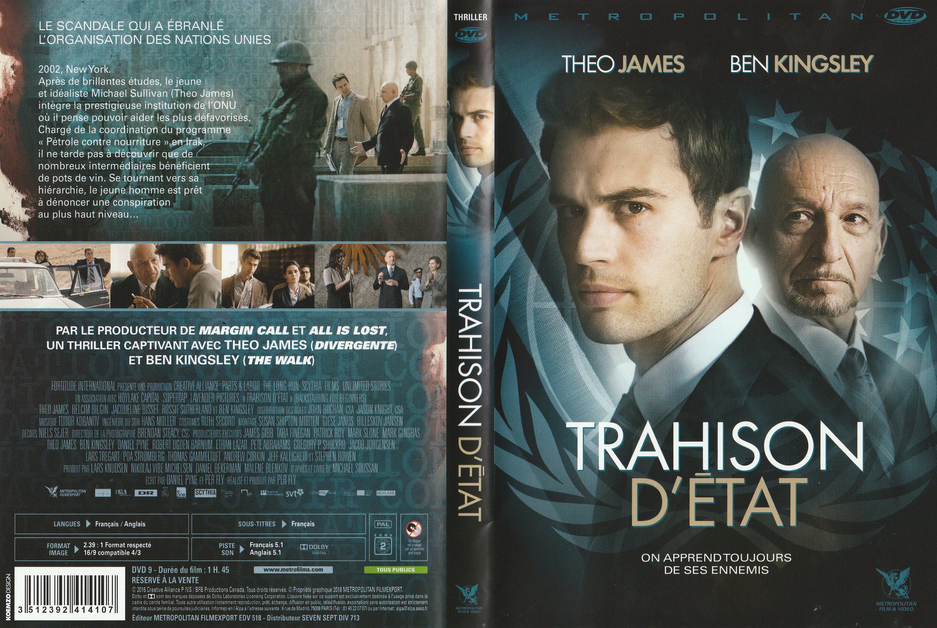 Jaquette DVD Trahison d