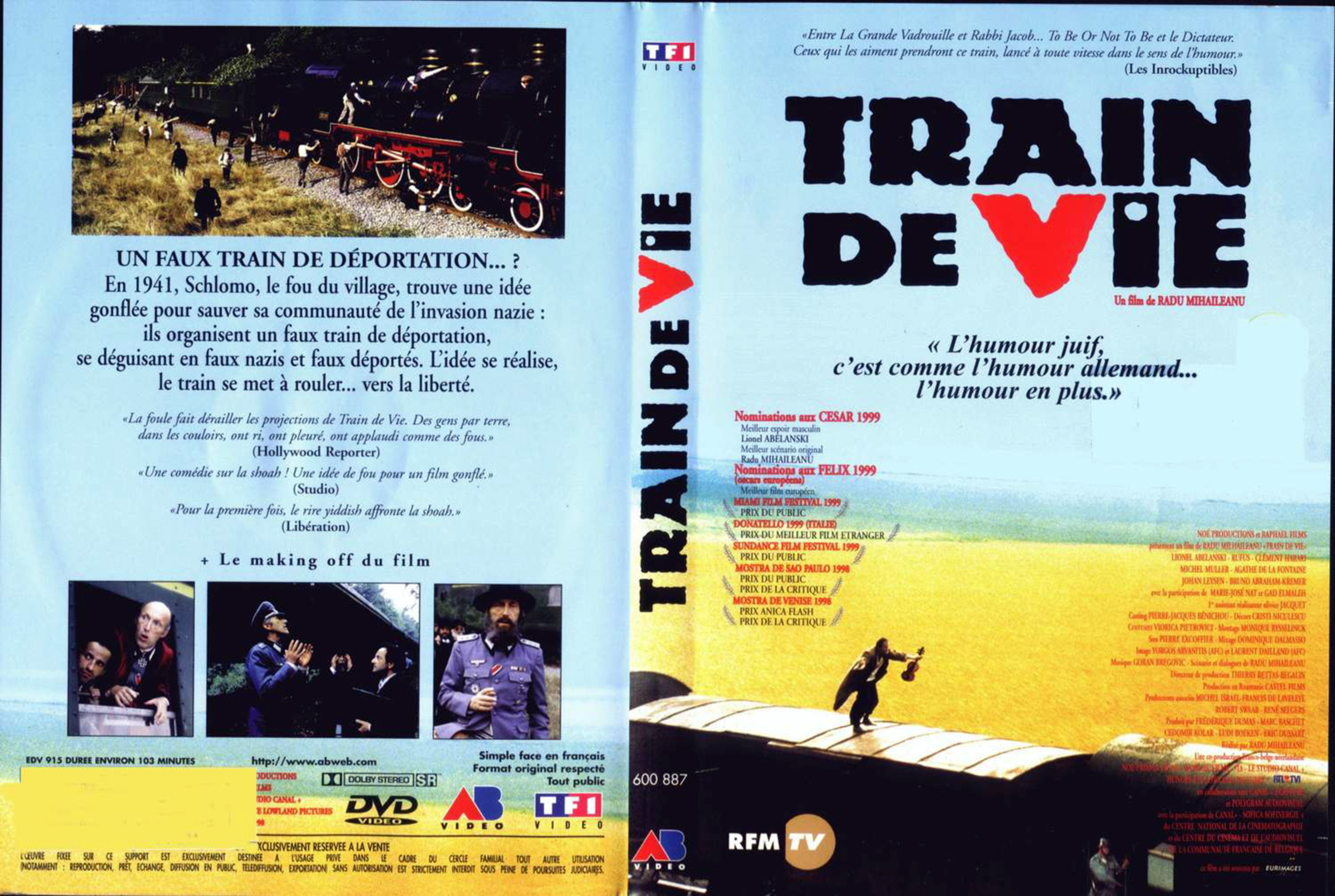 Jaquette DVD Train de vie