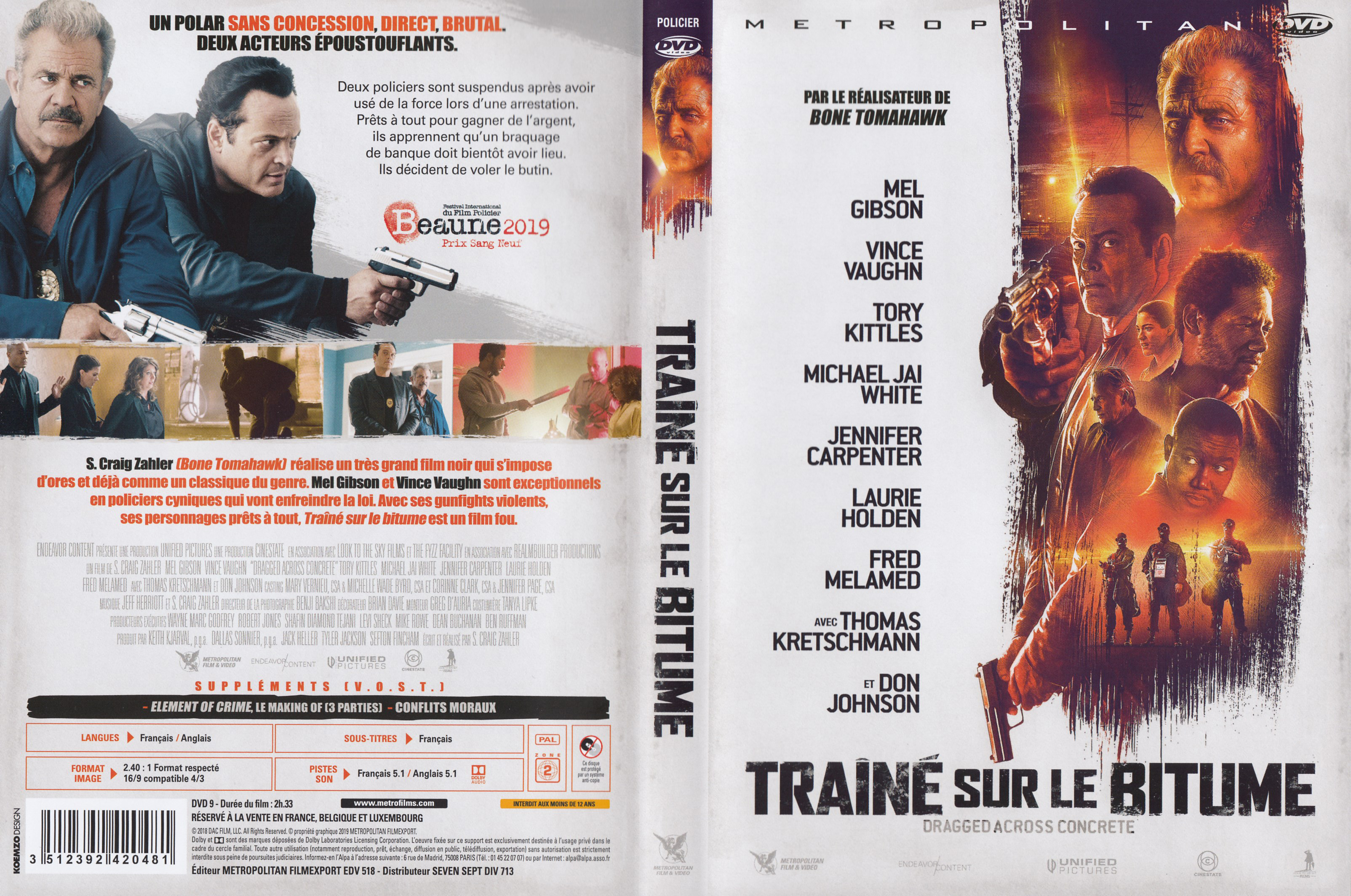 Jaquette DVD Train sur le bitume