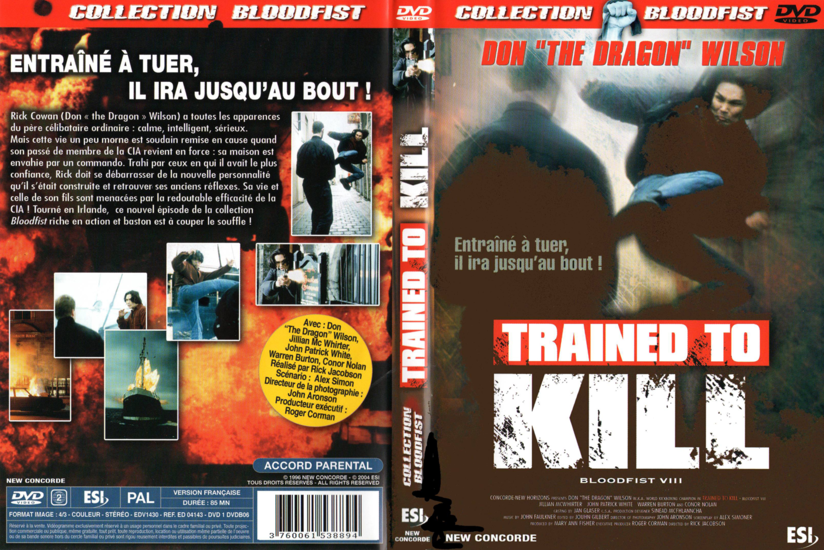 Jaquette DVD Trained to kill