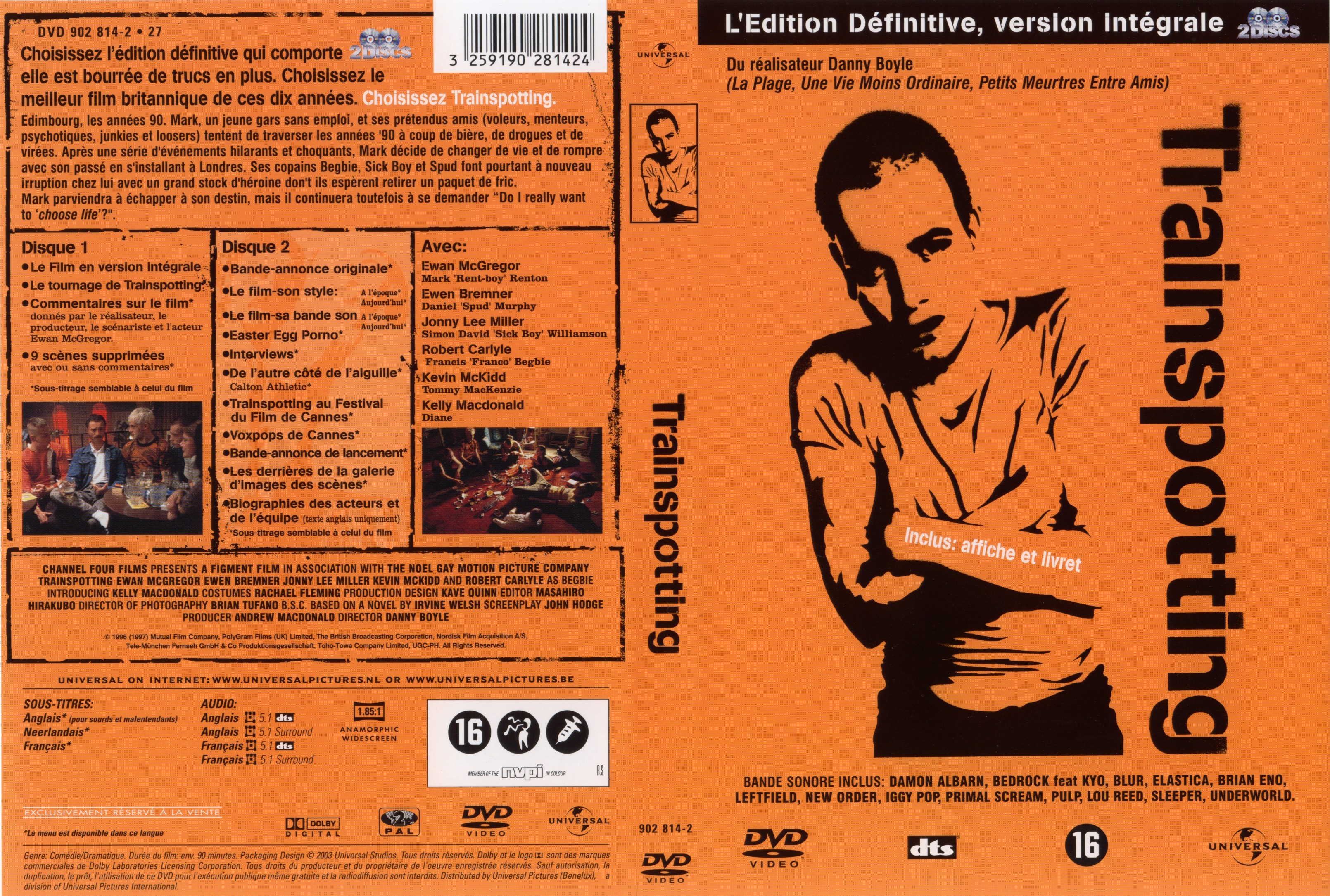 Jaquette DVD Trainspotting