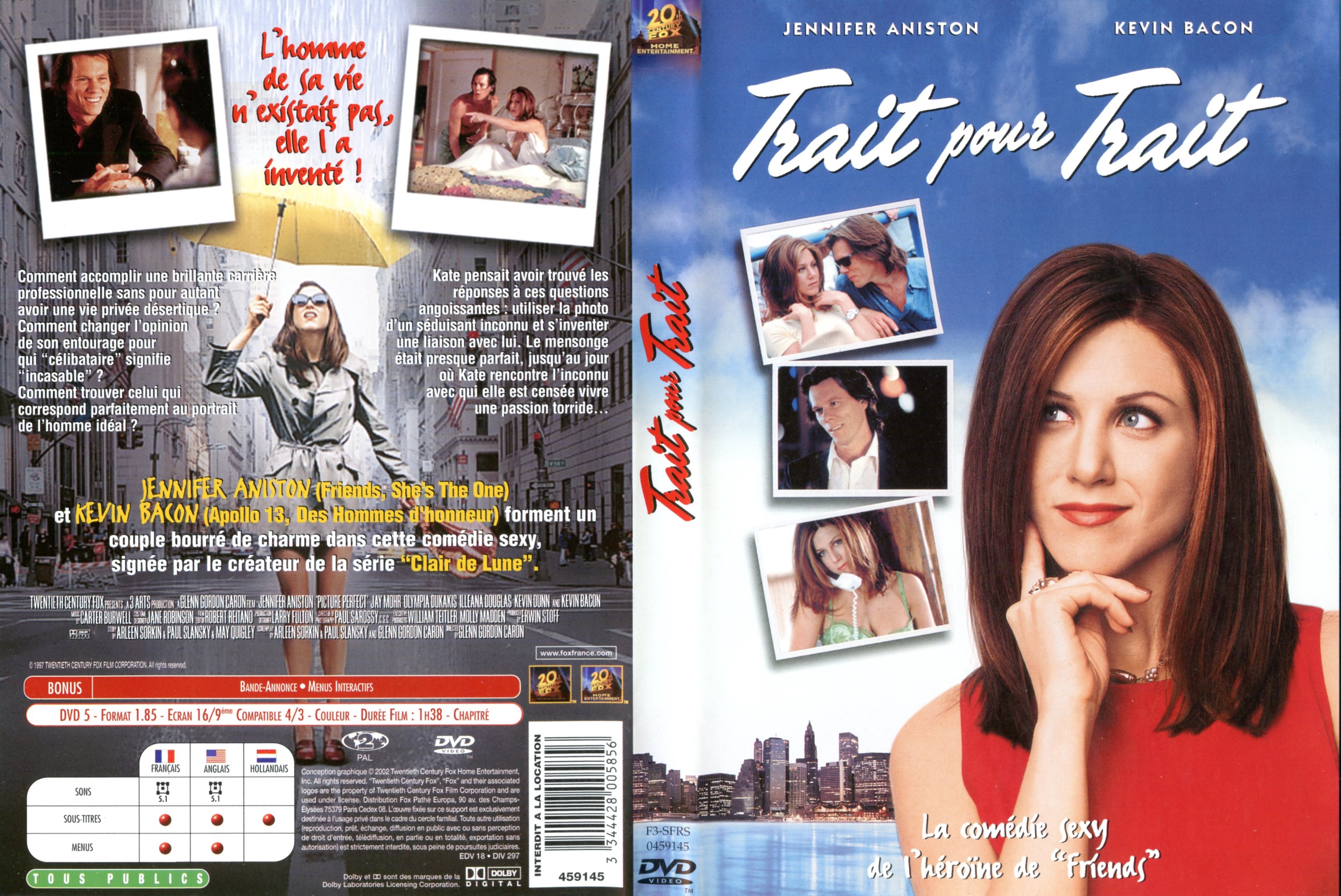 Jaquette DVD Trait pour trait v2
