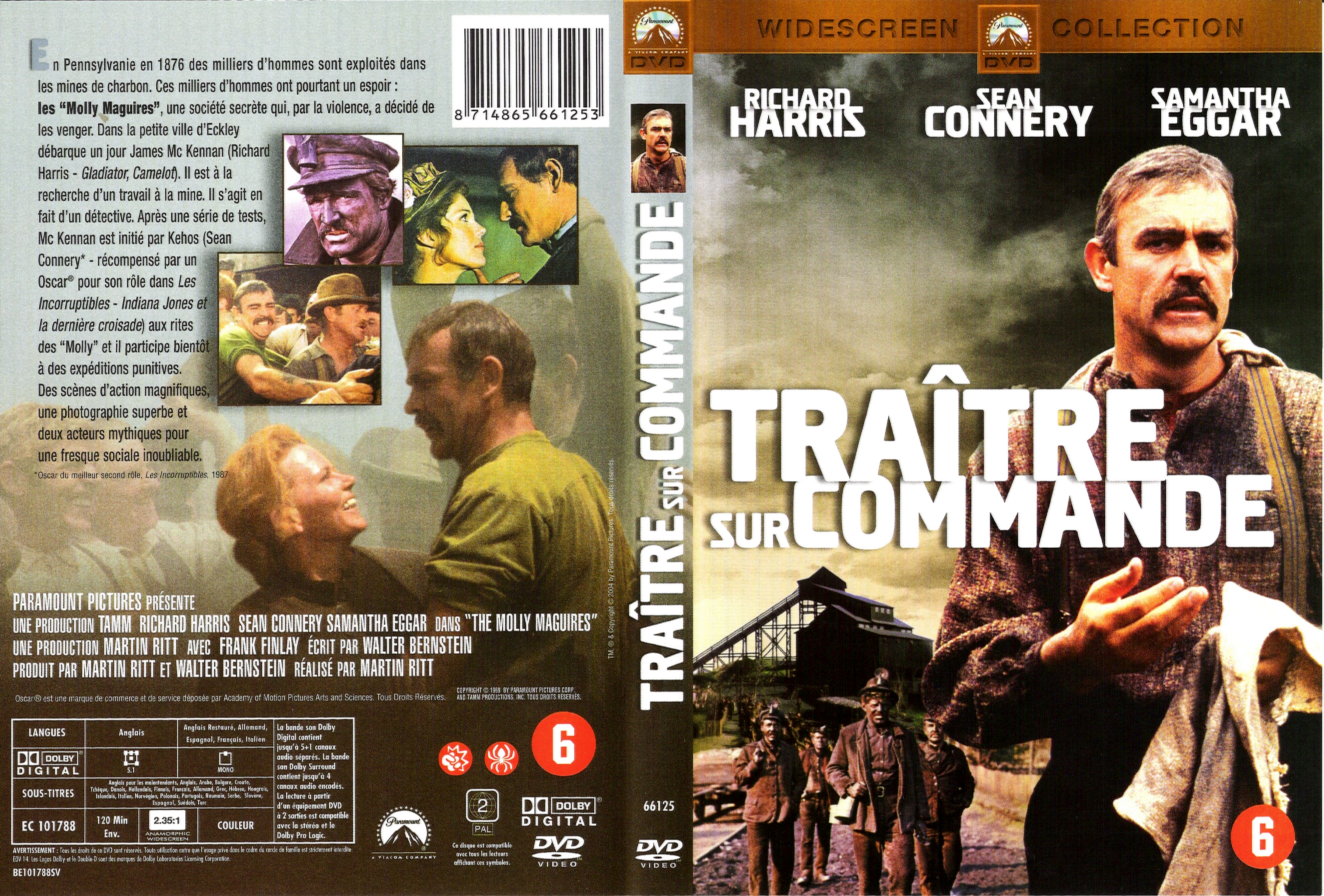 Jaquette DVD Traitre sur commande