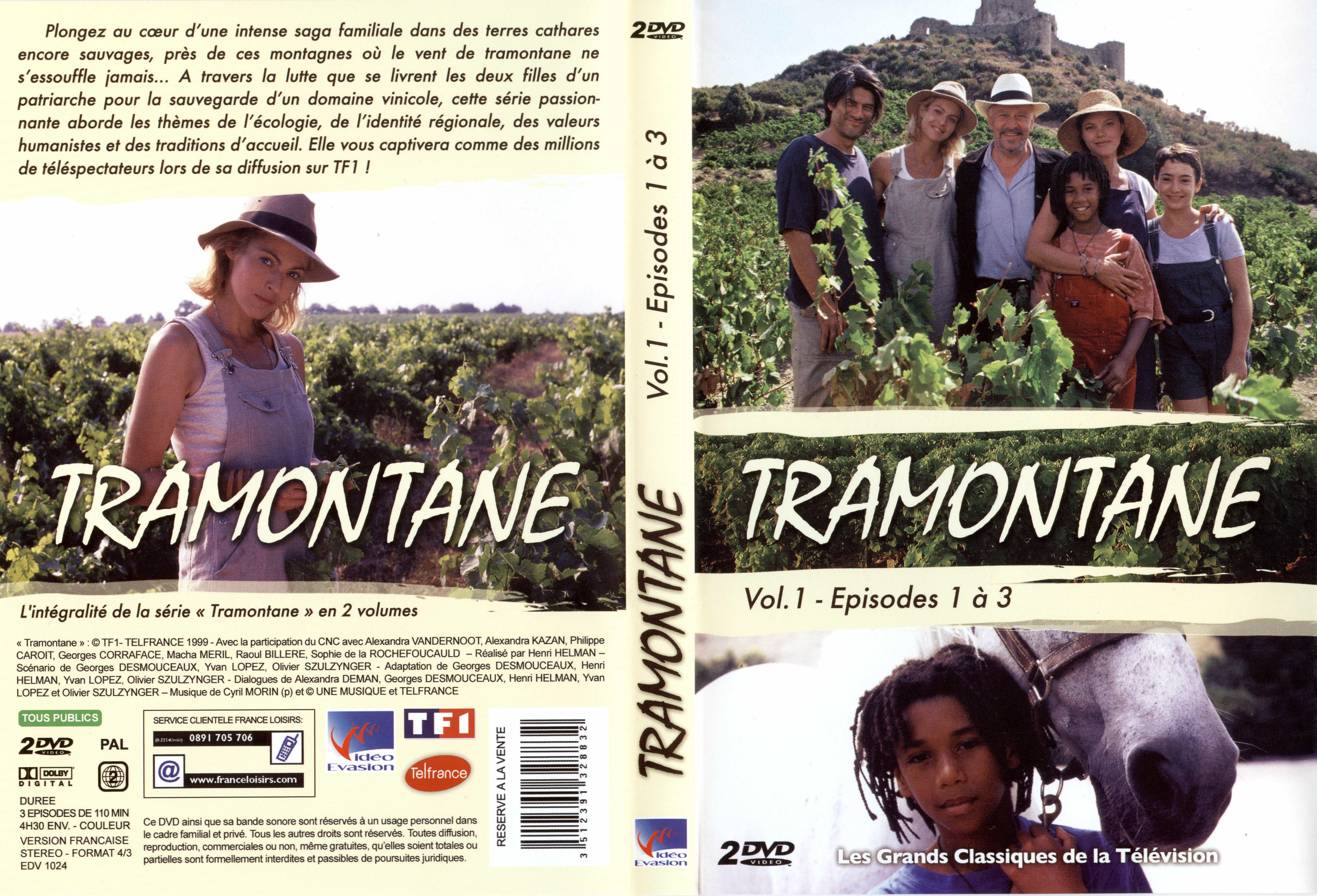 Jaquette DVD Tramontane vol 1