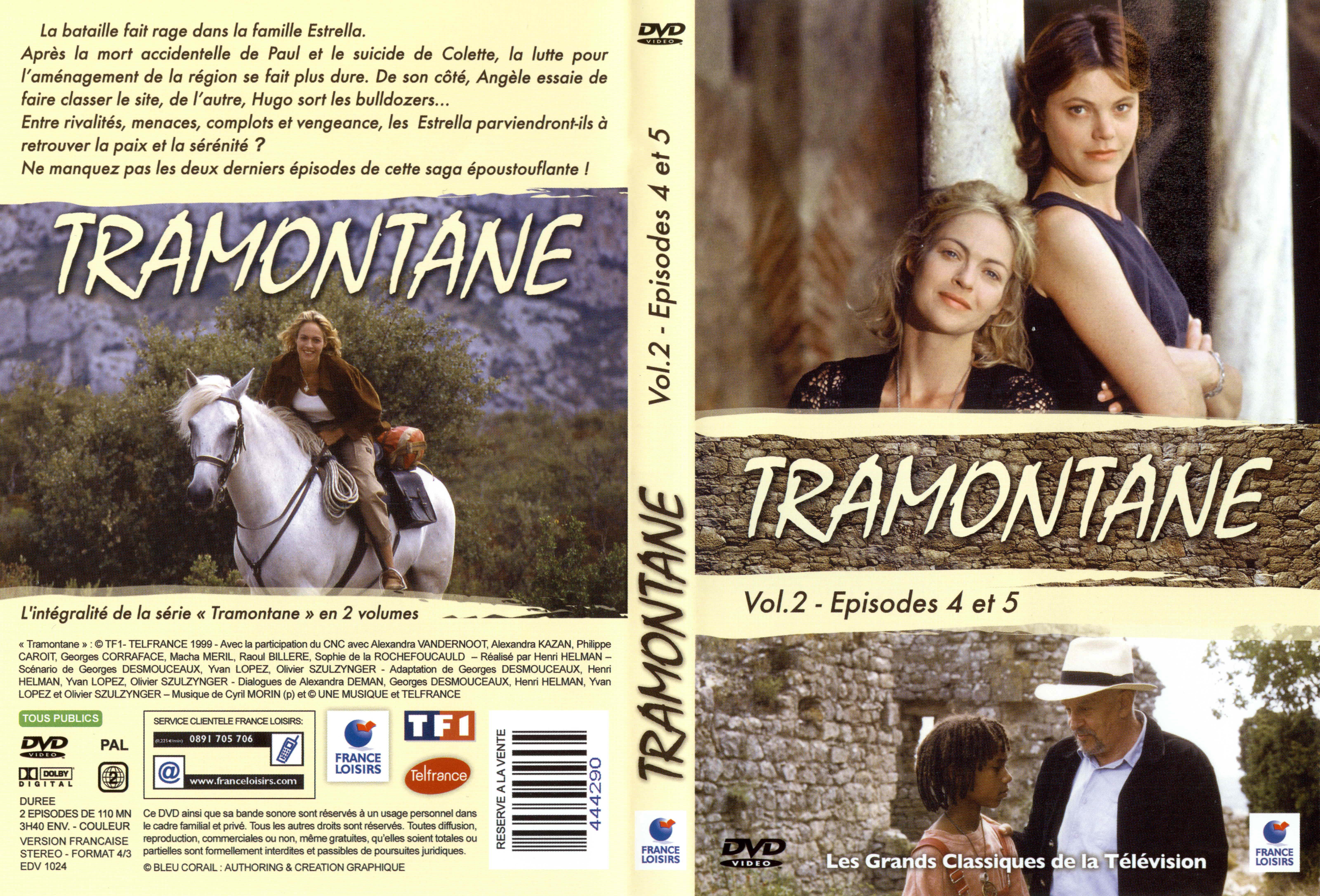 Jaquette DVD Tramontane vol 2