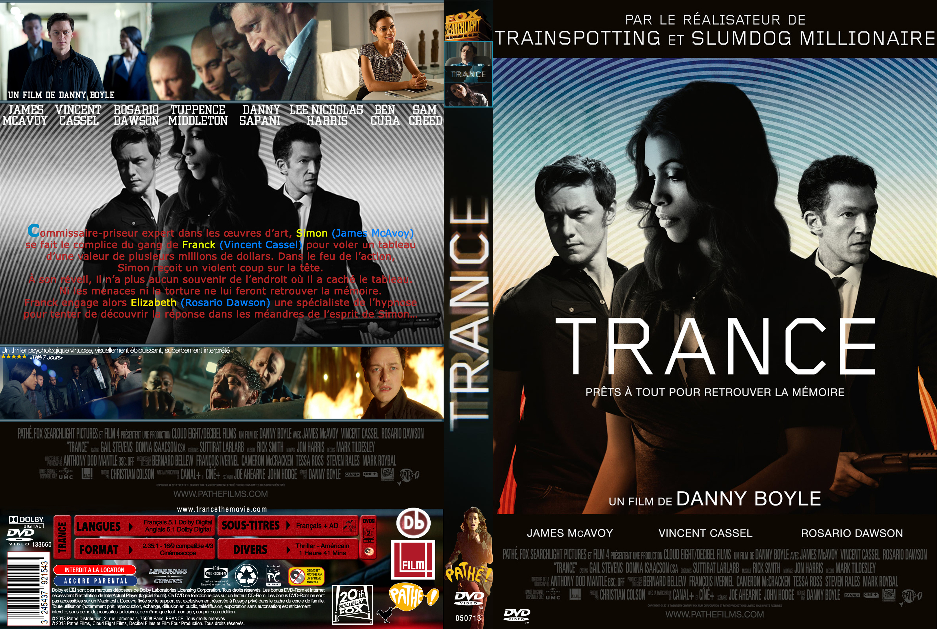 Jaquette DVD Trance (2013) custom