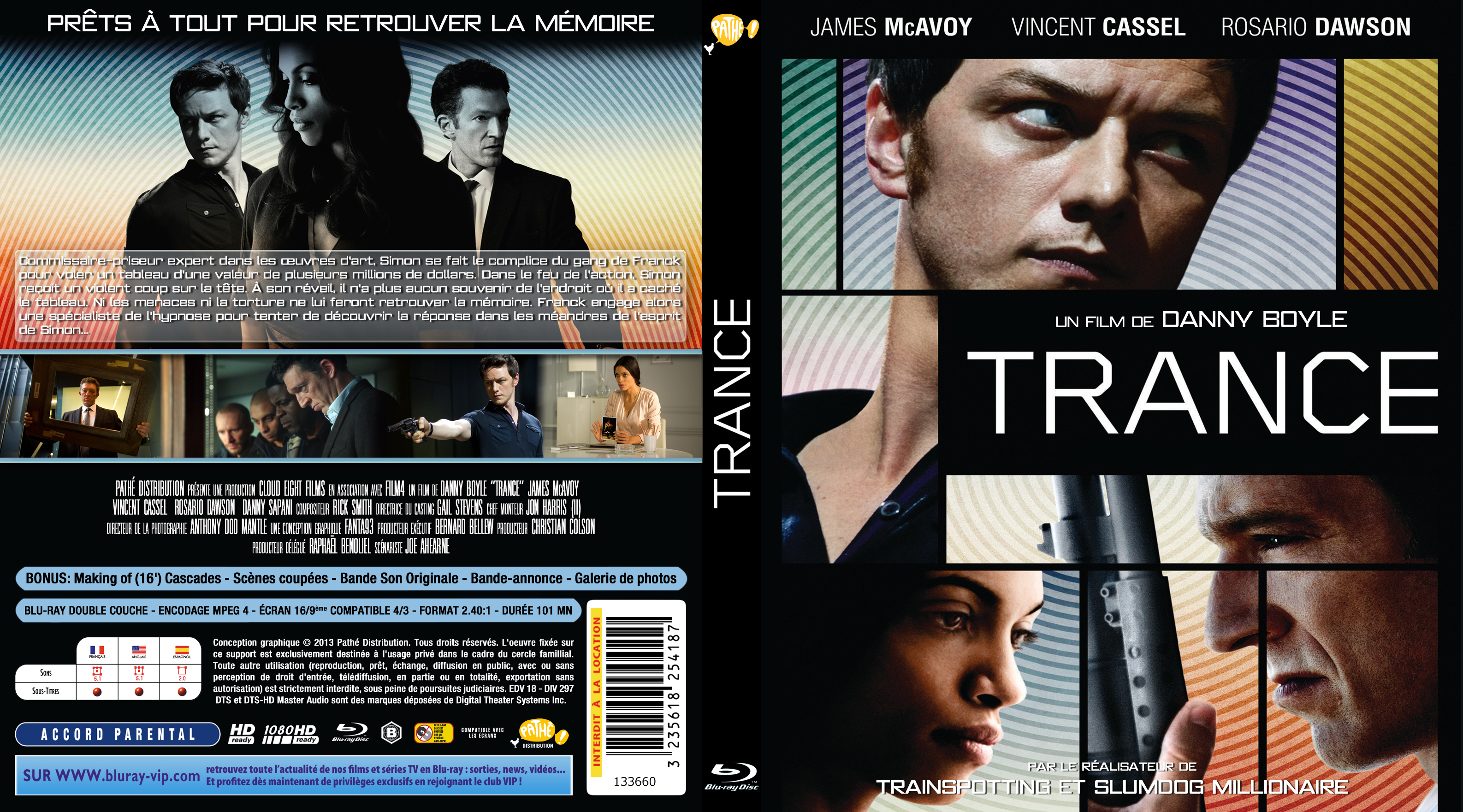 Jaquette DVD Trance (2013) custom (BLU-RAY)