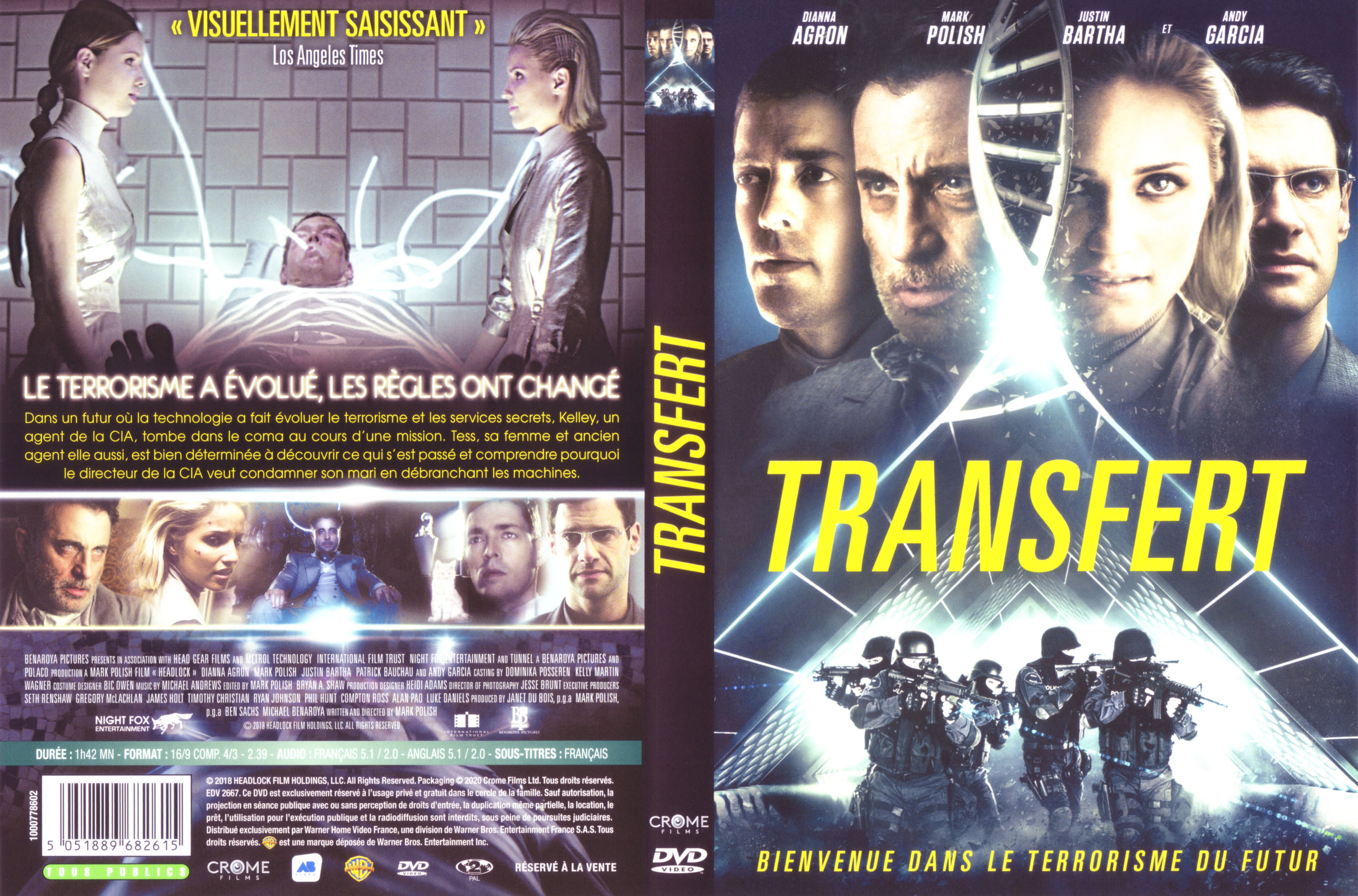 Jaquette DVD Transfert