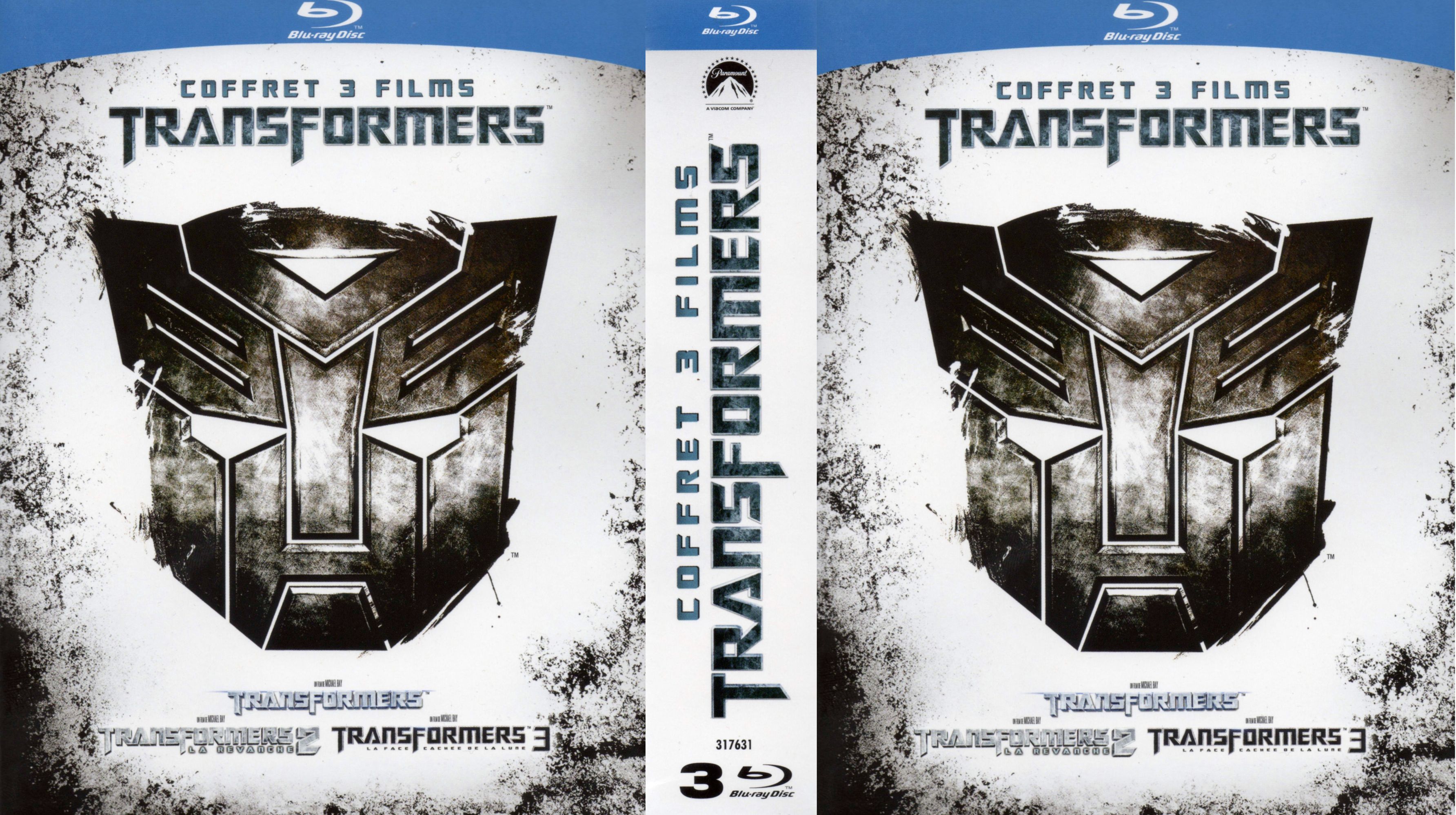 Jaquette DVD Transformers Trilogie (BLU-RAY)