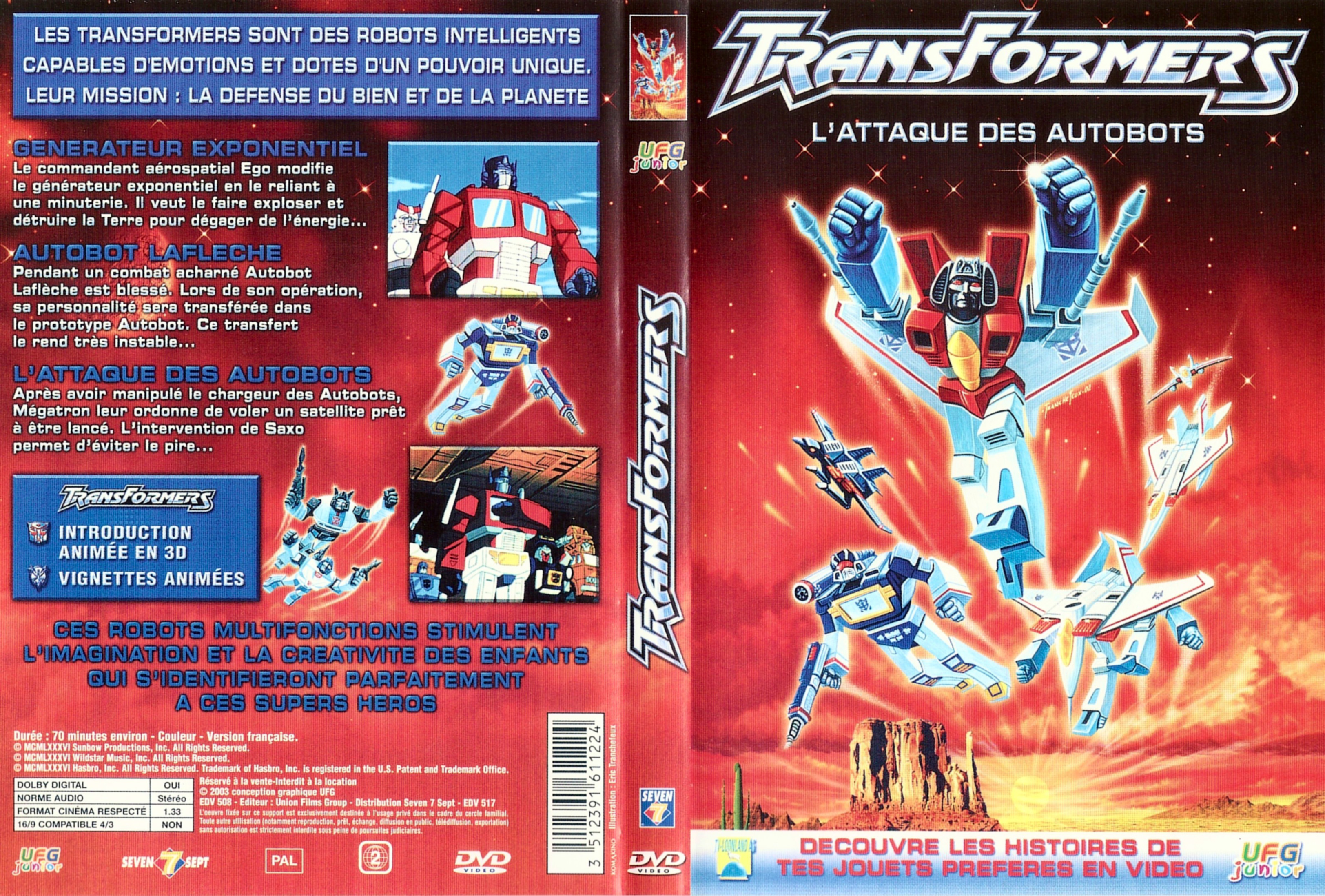 Jaquette DVD Transformers - L