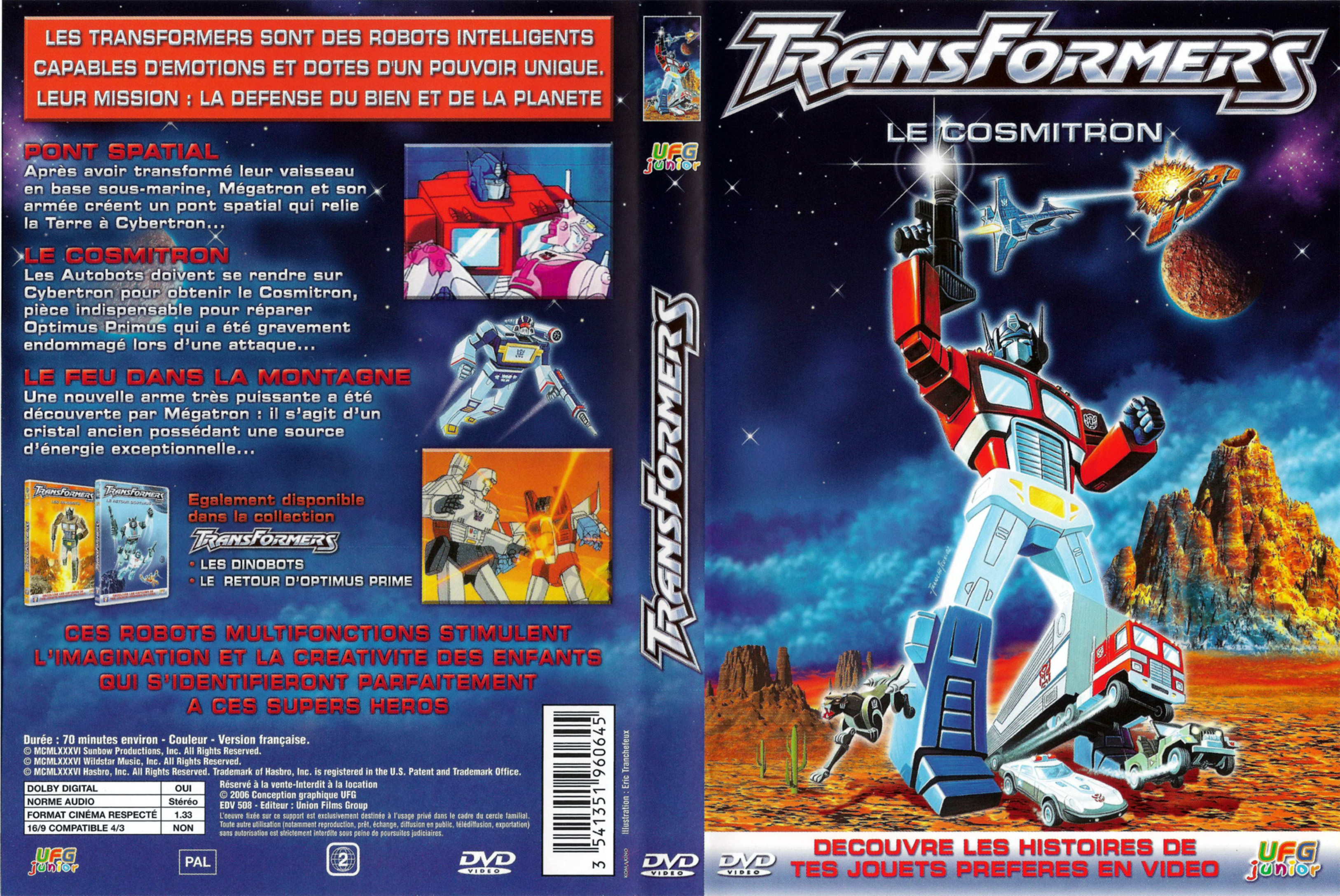 Jaquette DVD Transformers - Le cosmitron