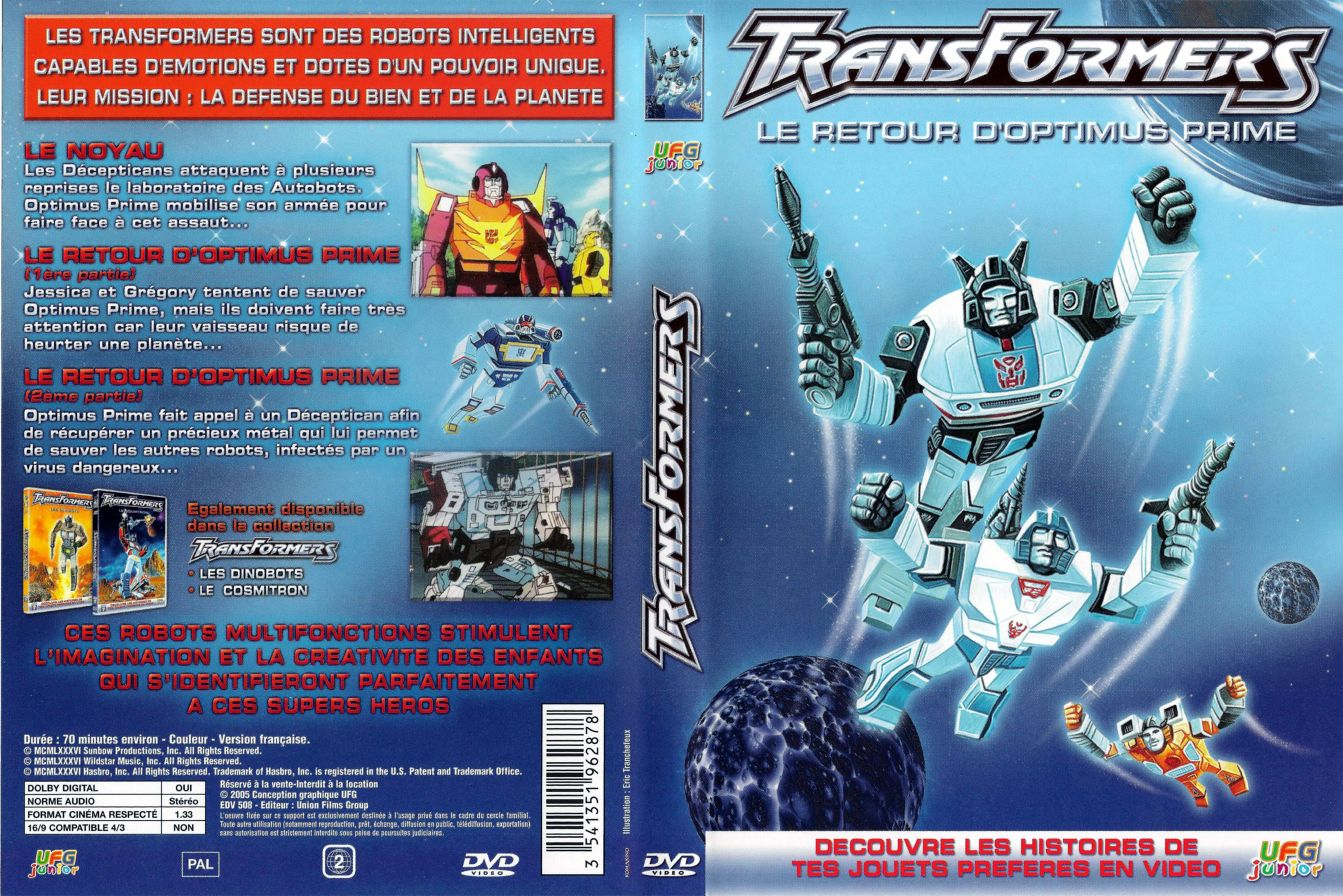 Jaquette DVD Transformers - Le retour d