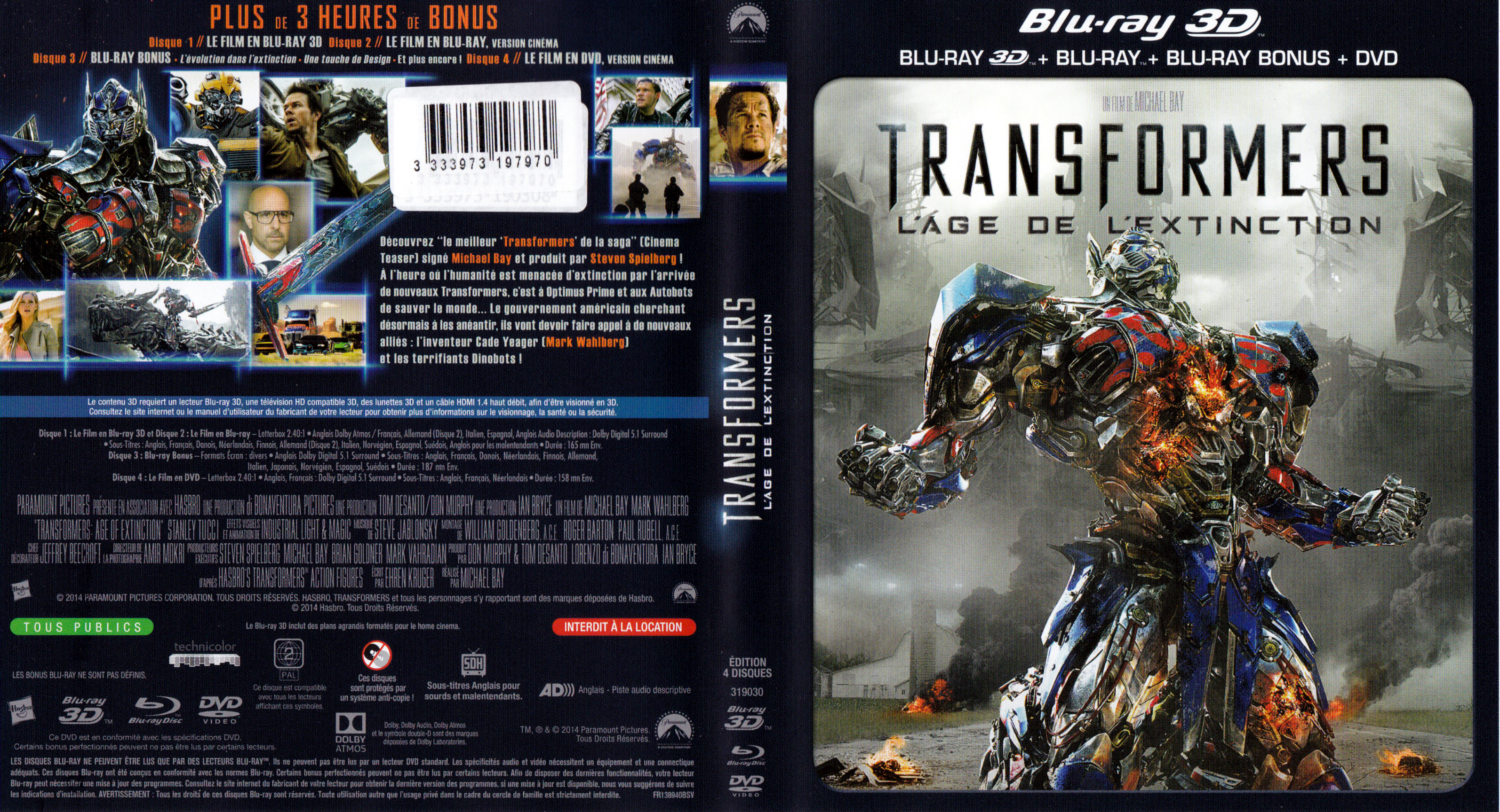 Jaquette DVD Transformers  l
