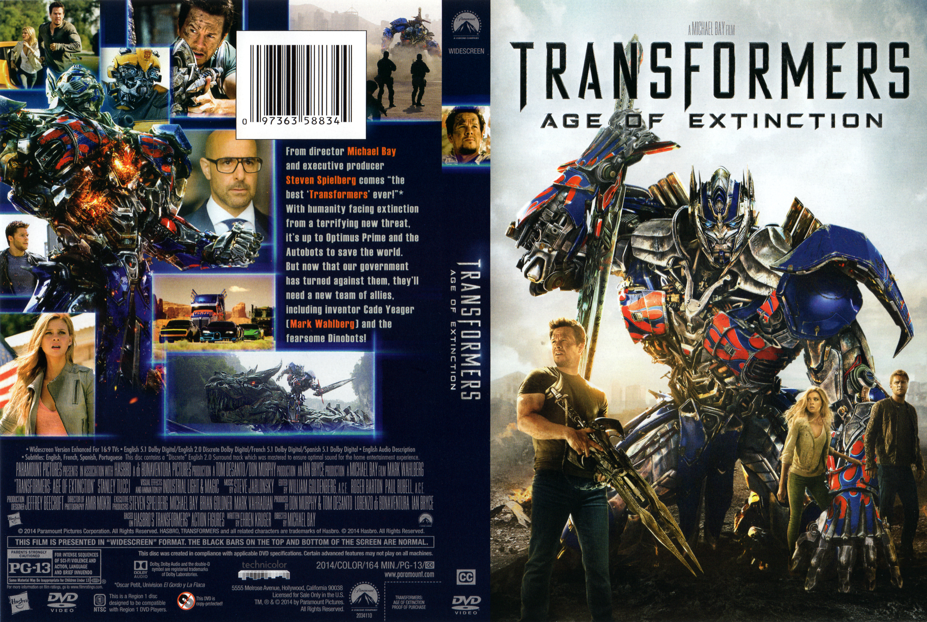 Jaquette DVD Transformers : l