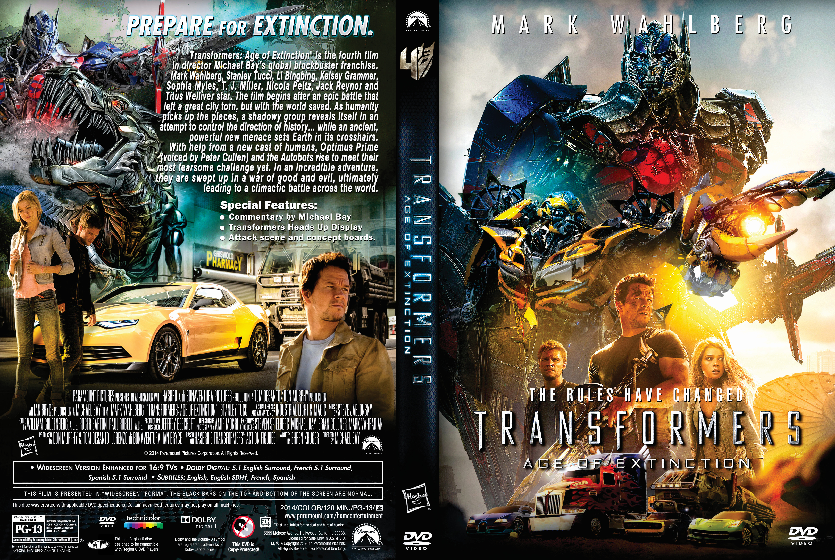 Jaquette DVD Transformers : l