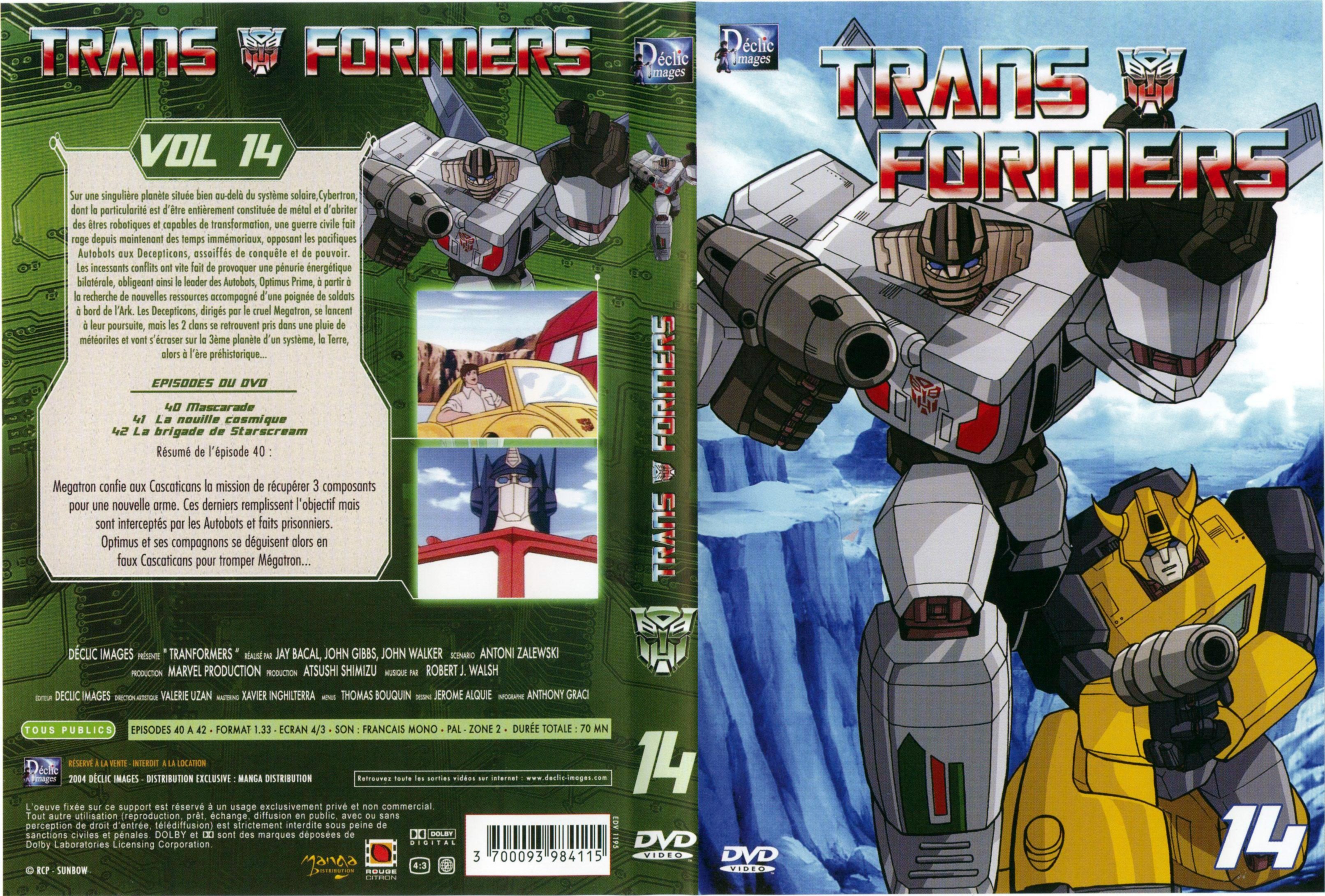 Jaquette DVD Transformers vol 14