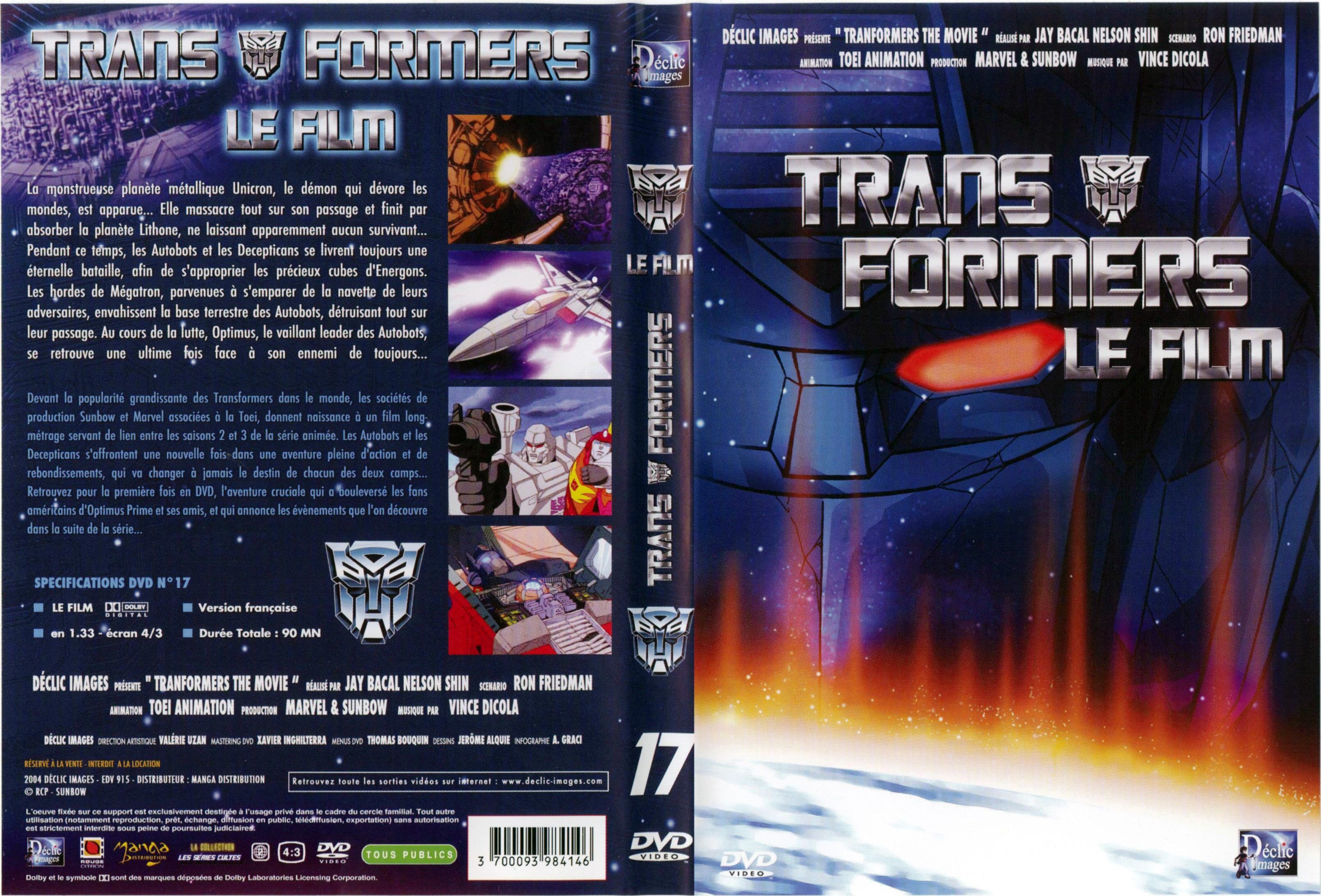 Jaquette DVD Transformers vol 17
