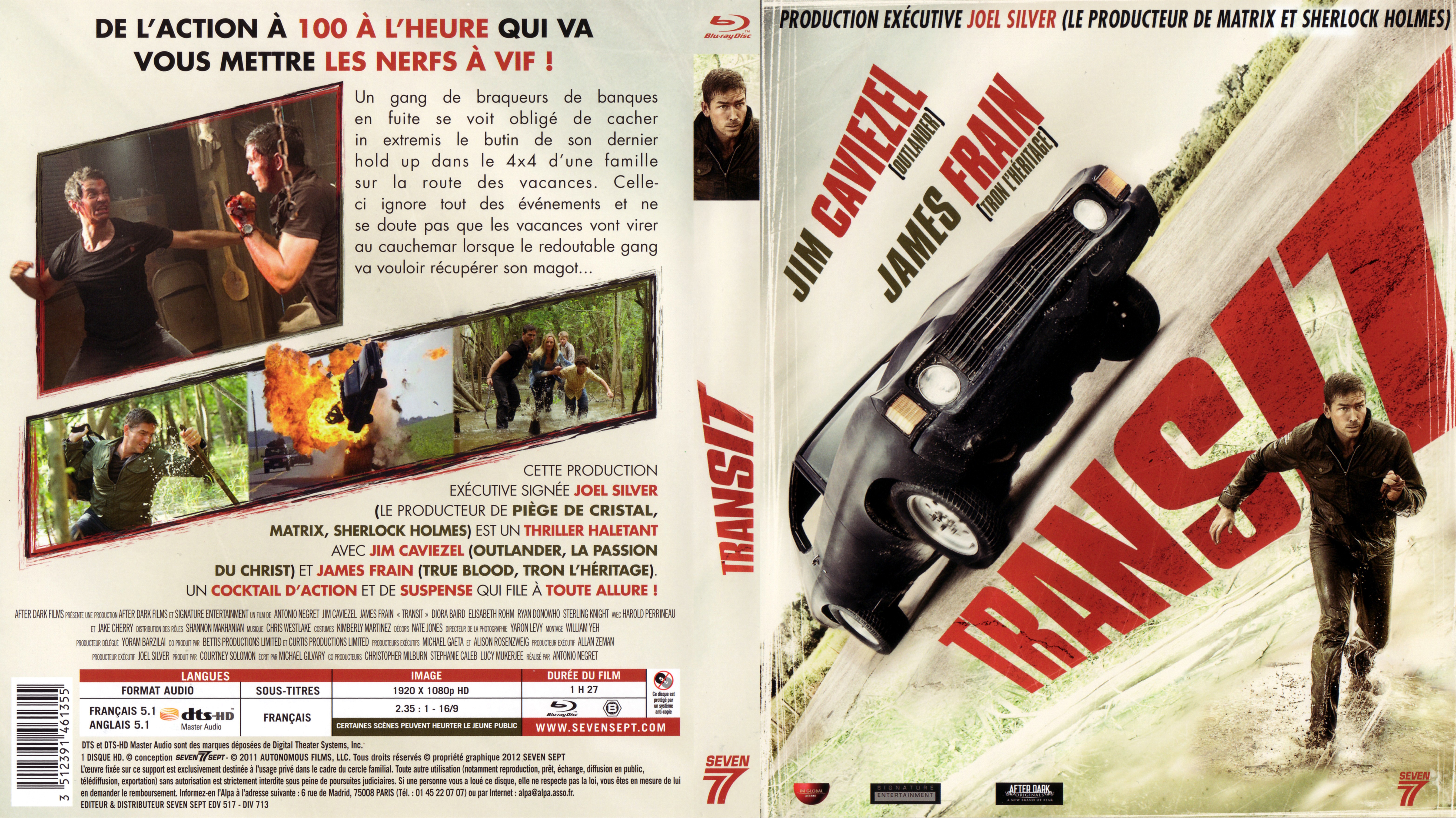 Jaquette DVD Transit (2011) (BLU-RAY)