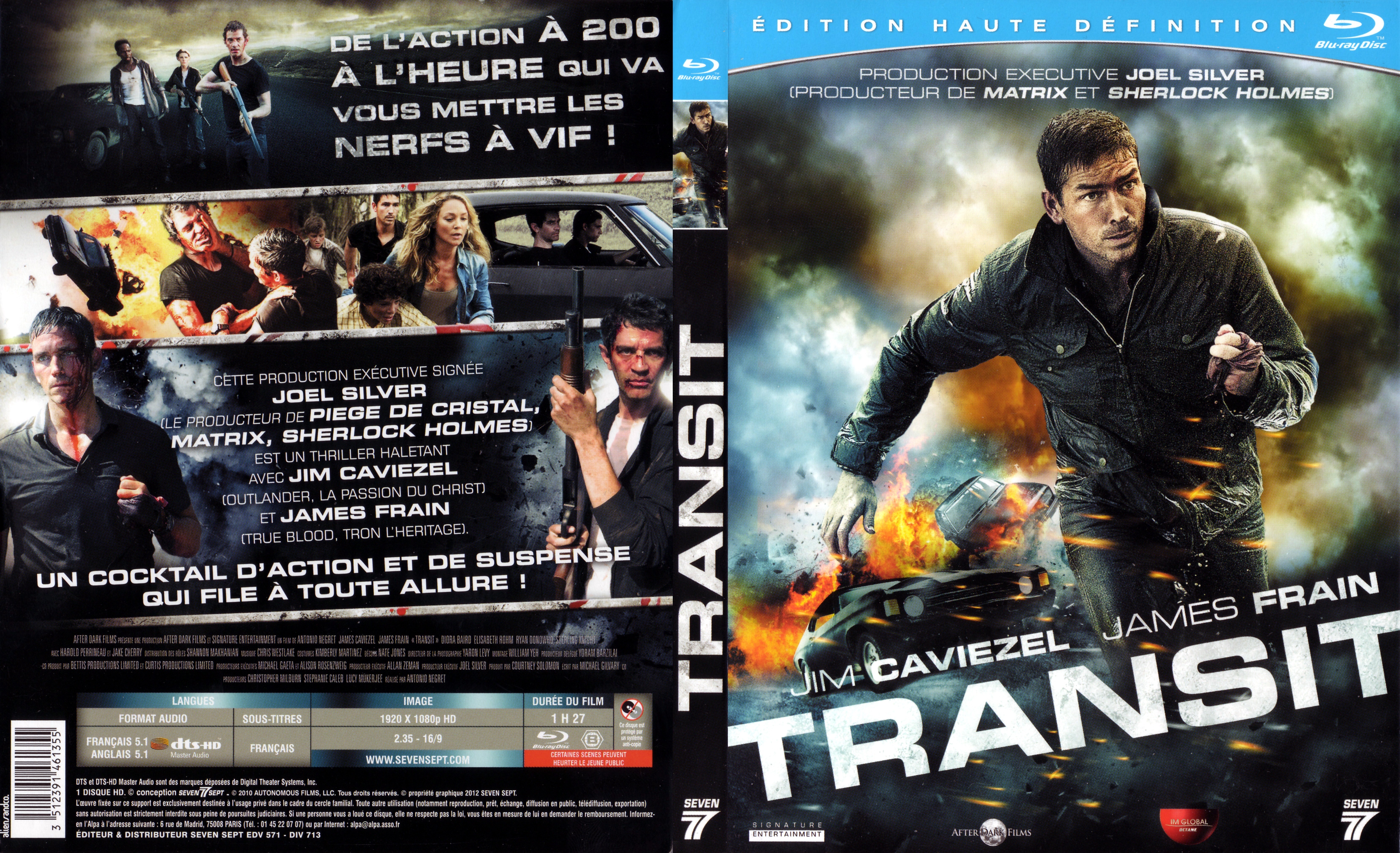 Jaquette DVD Transit (2011) (BLU-RAY) v2