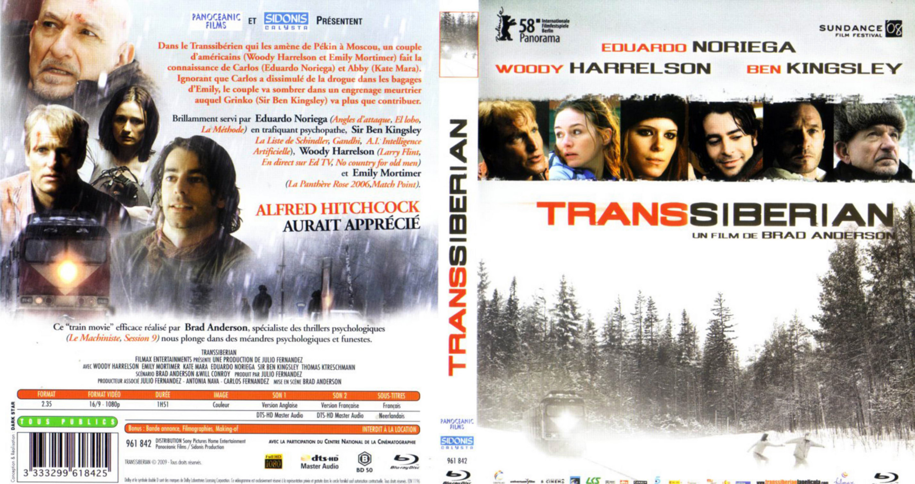 Jaquette DVD Transsiberian (BLU-RAY)