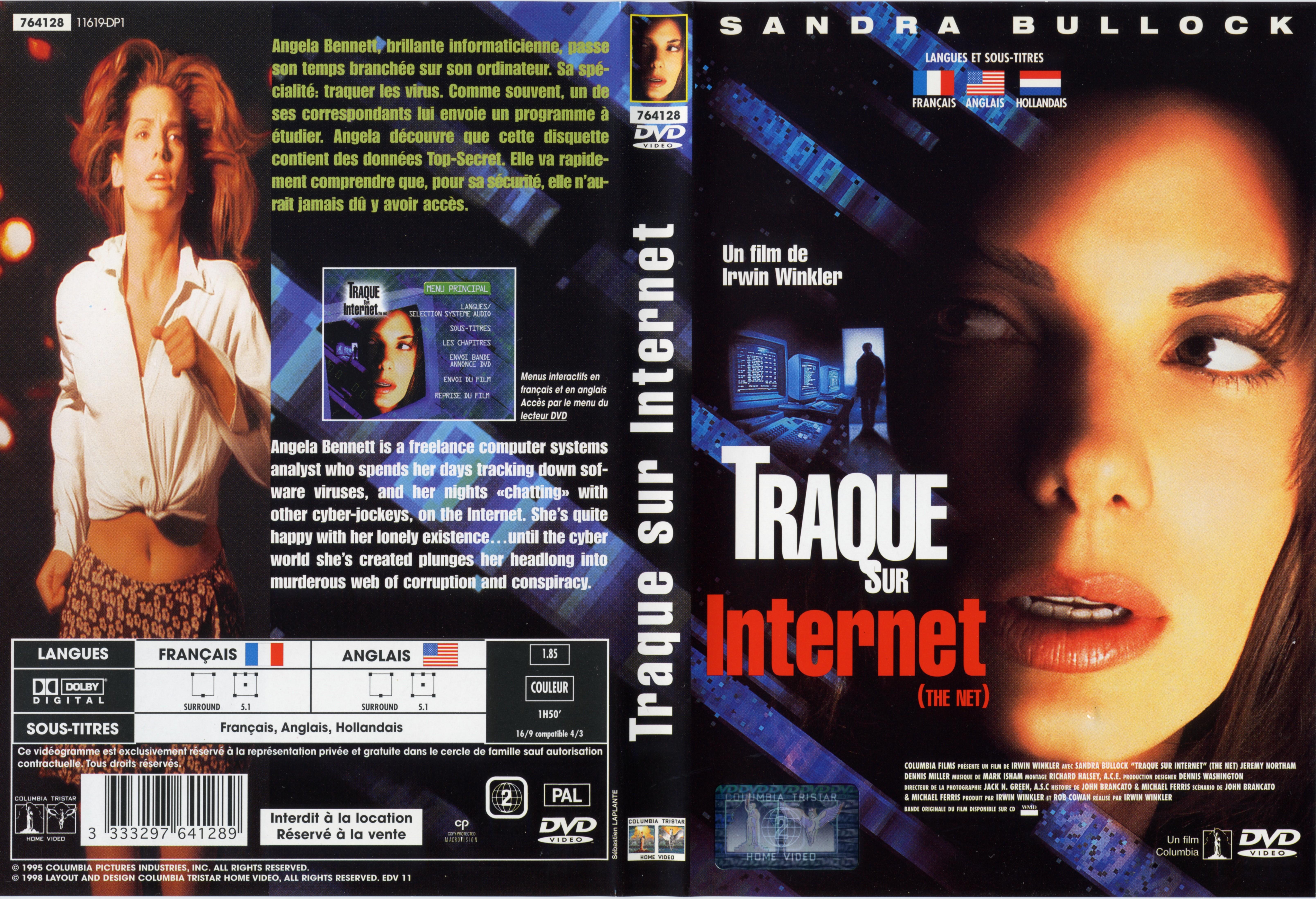 Jaquette DVD Traque sur internet