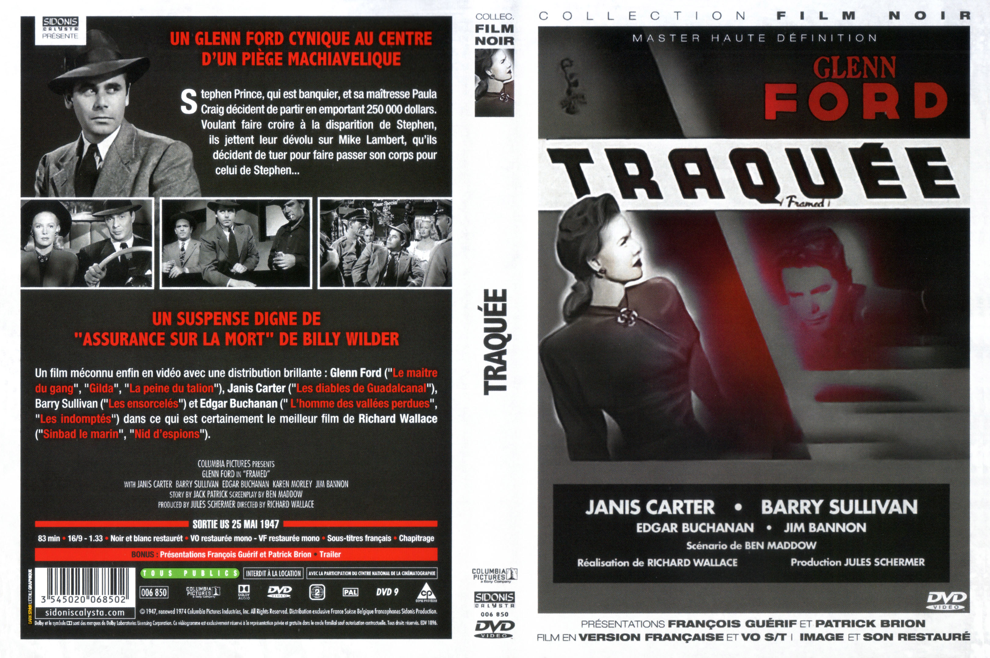 Jaquette DVD Traque (1947)