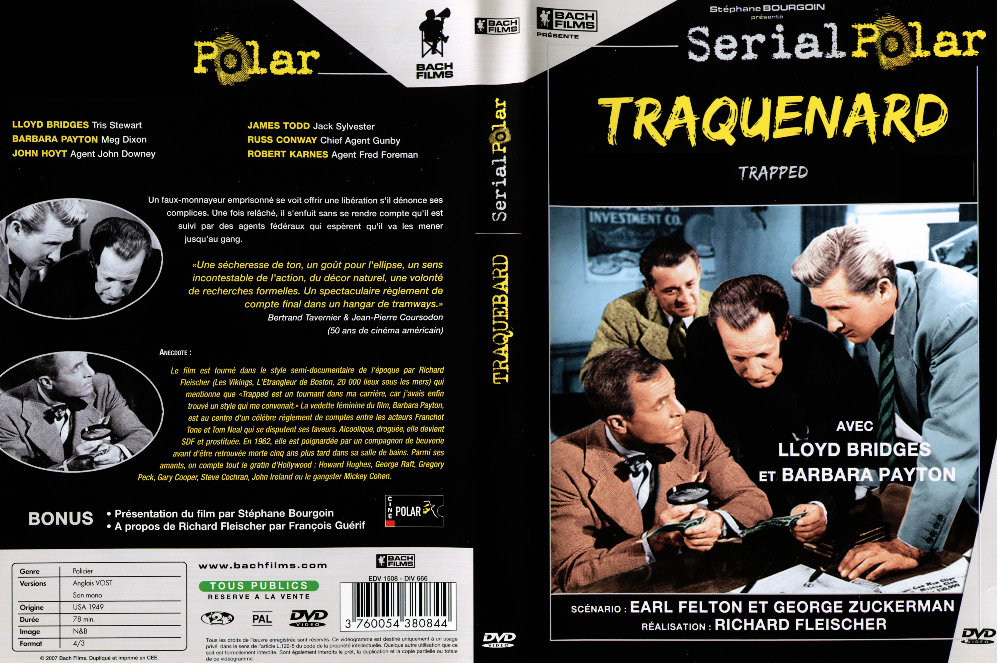 Jaquette DVD Traquenard (1949)