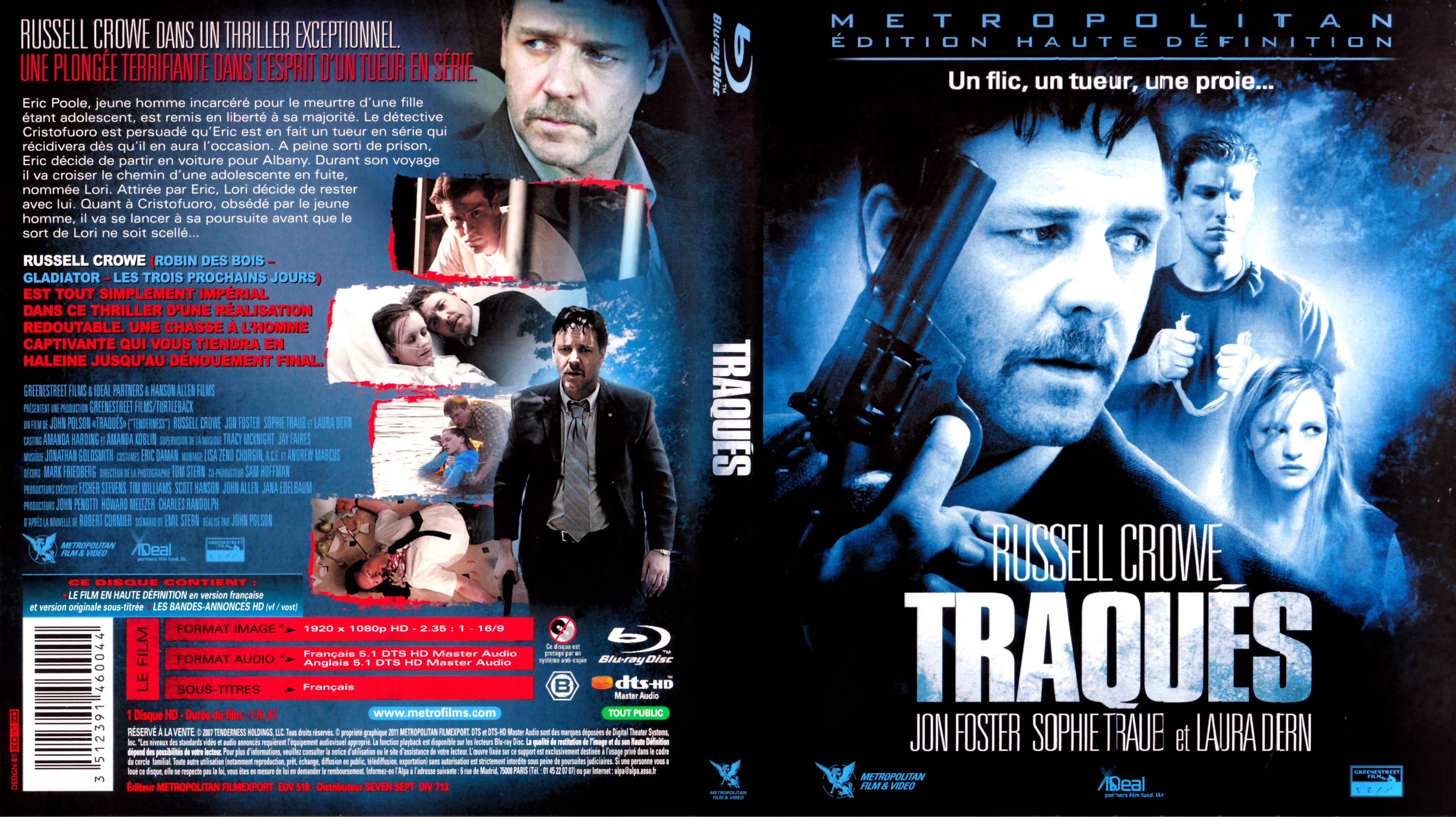 Jaquette DVD Traques (2007) (BLU-RAY)