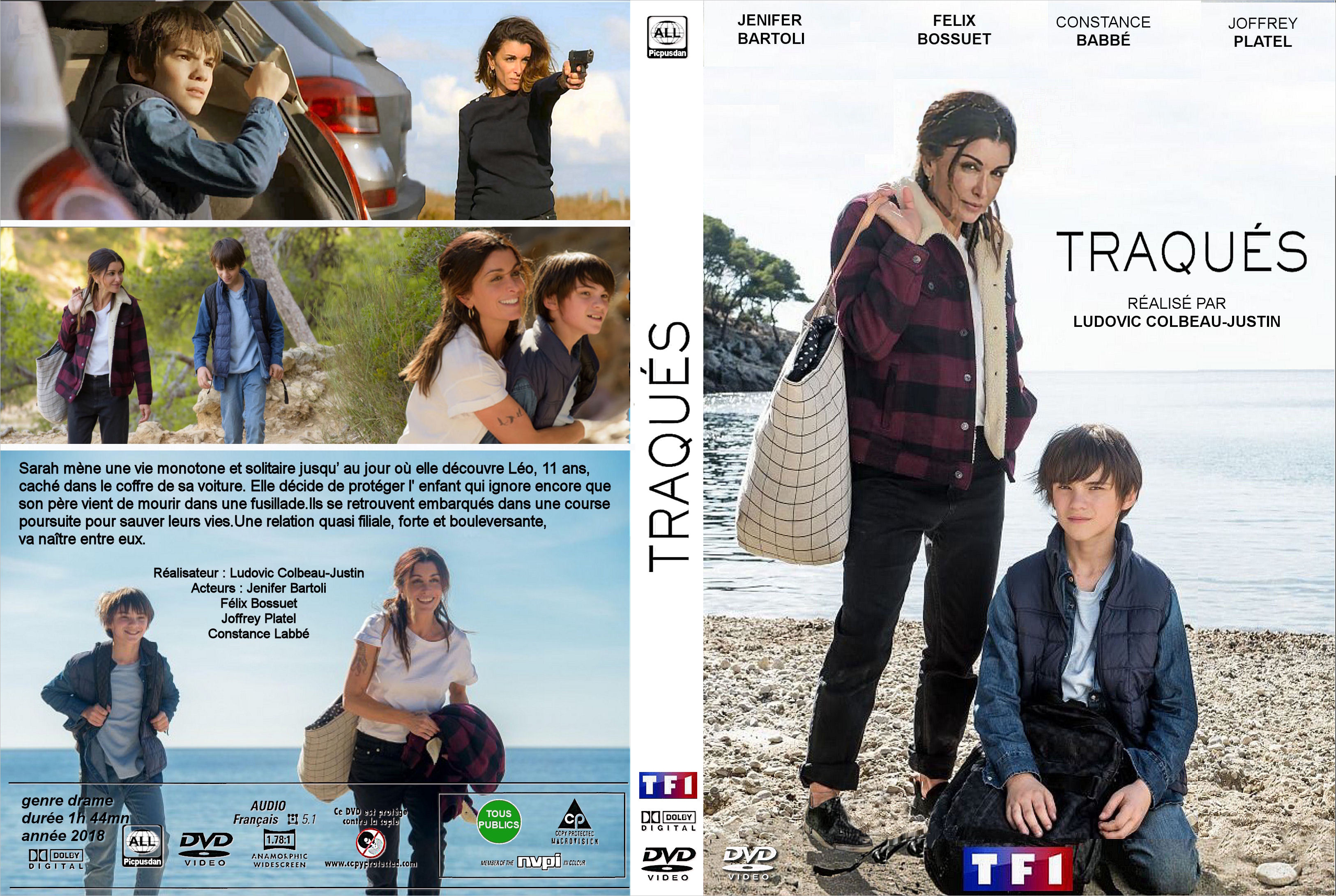 Jaquette DVD Traqu�s custom