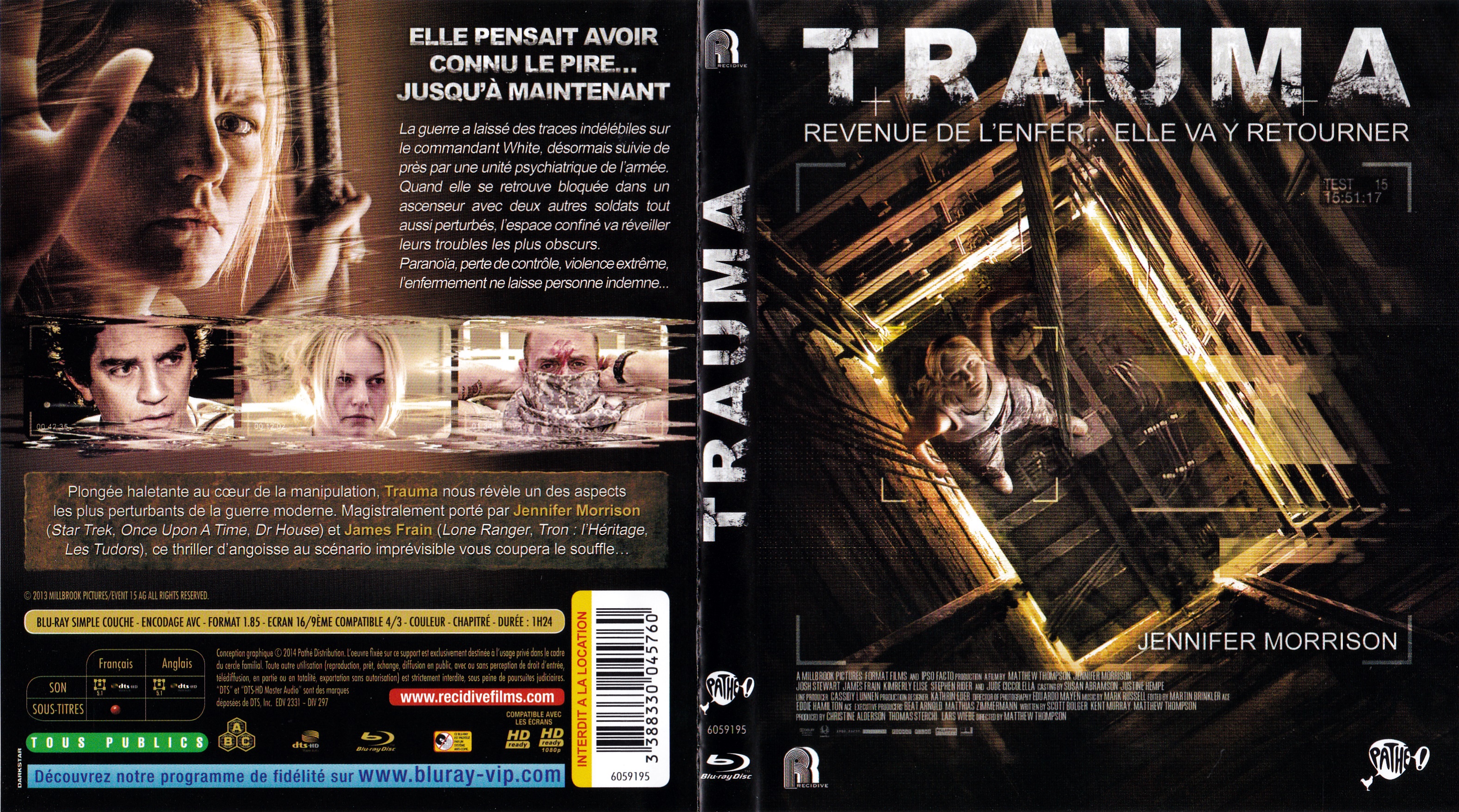 Jaquette DVD Trauma 2013 (BLU-RAY)