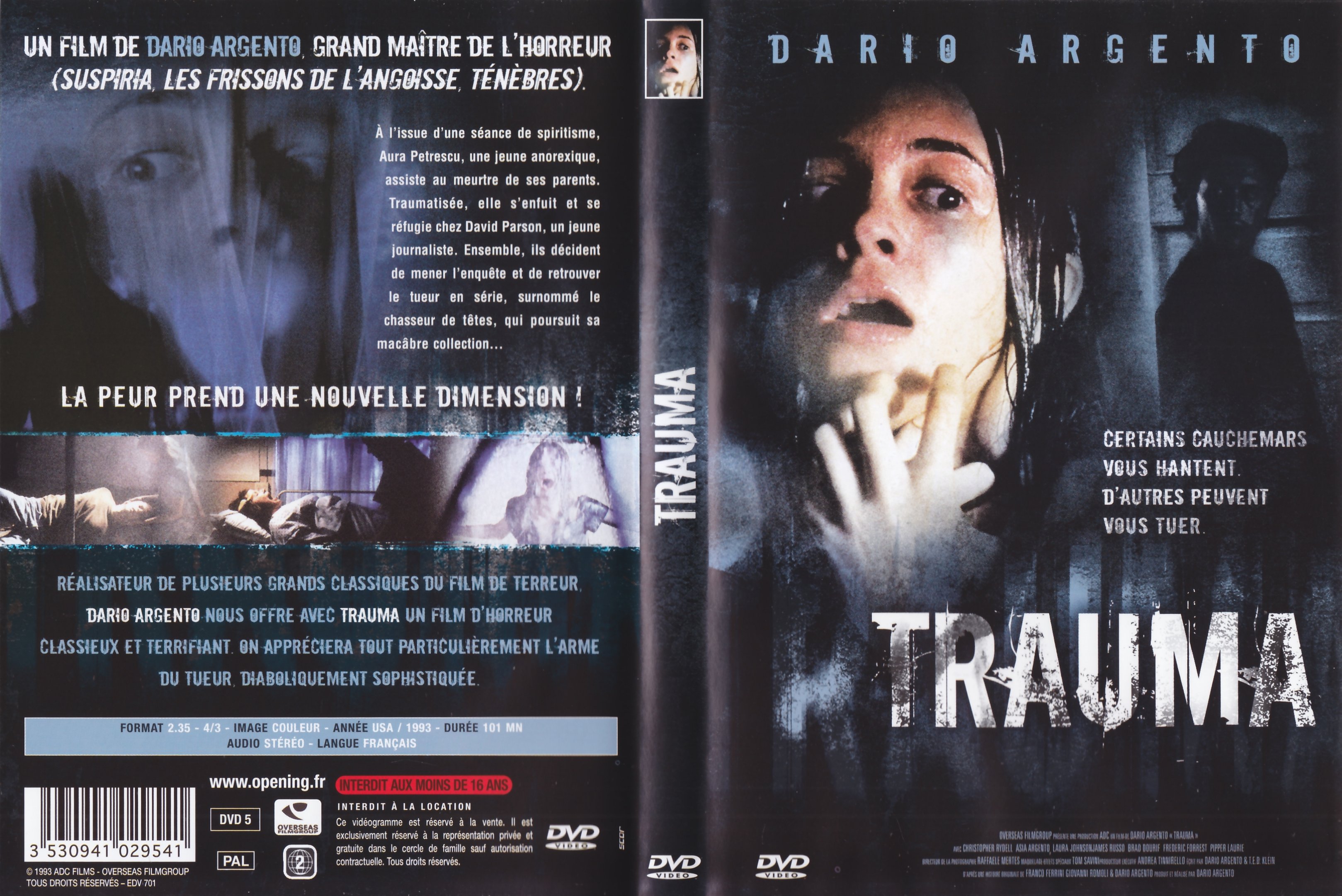 Jaquette DVD Trauma (1993)