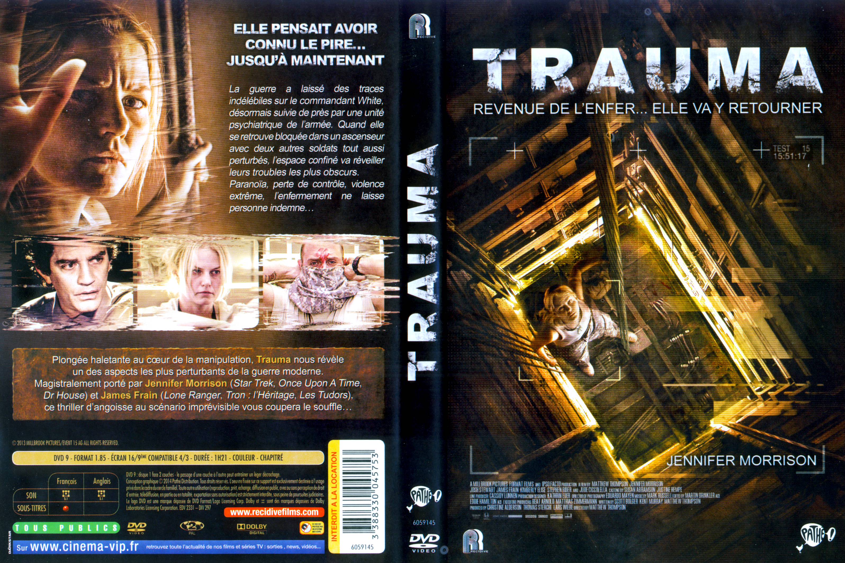 Jaquette DVD Trauma (2013)