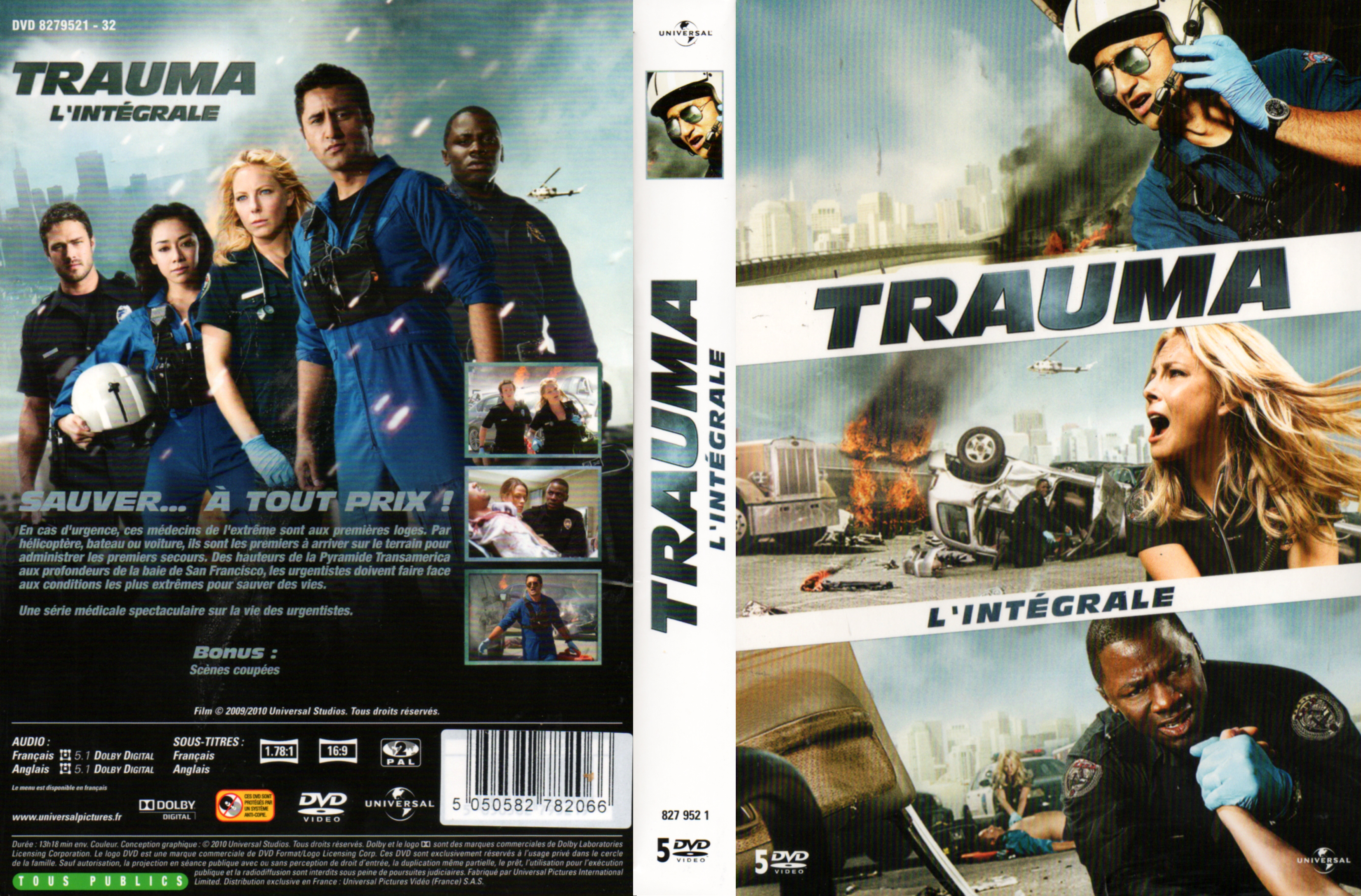 Jaquette DVD Trauma (Intgrale) COFFRET