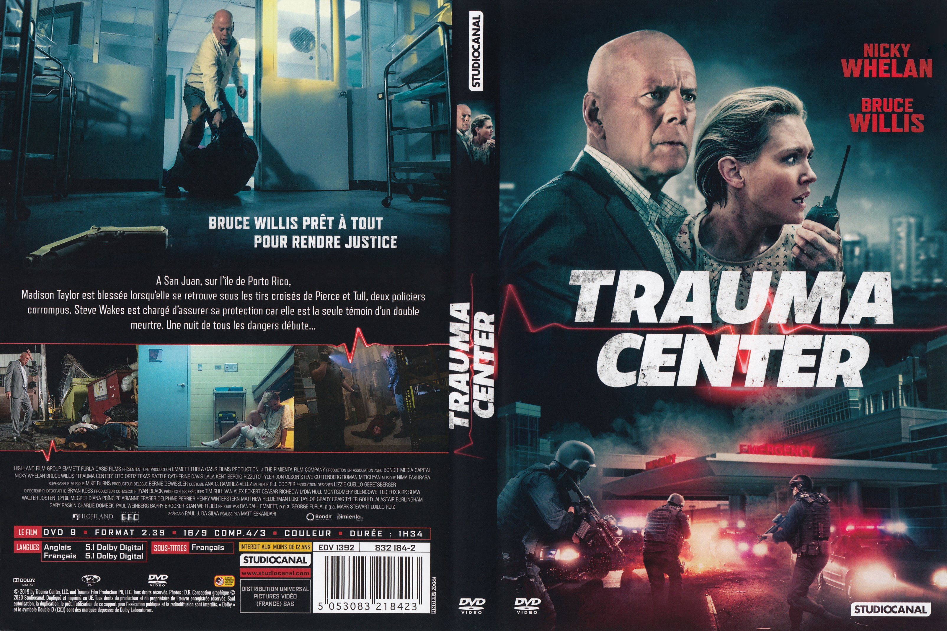 Jaquette DVD Trauma center