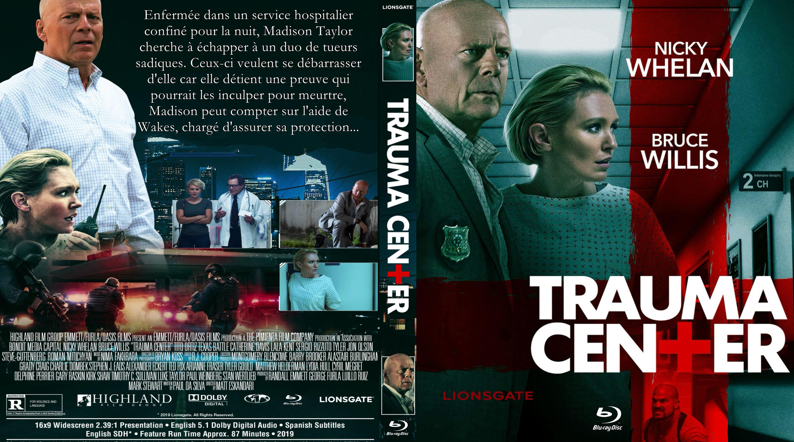 Jaquette DVD Trauma center custom (BLU-RAY)