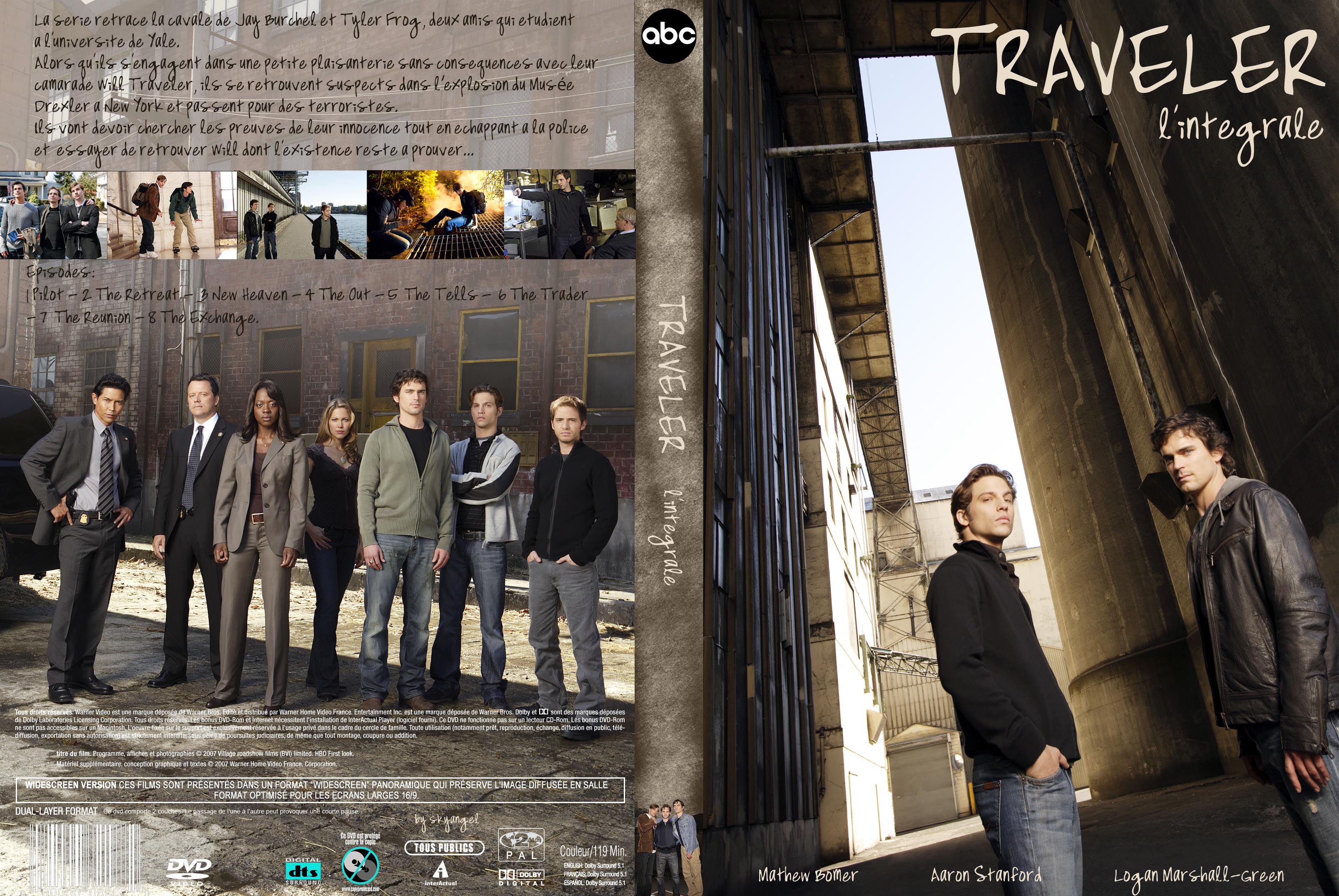 Jaquette DVD Traveler custom