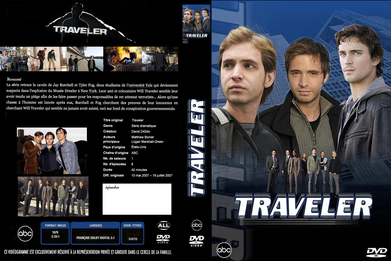 Jaquette DVD Traveler custom v2