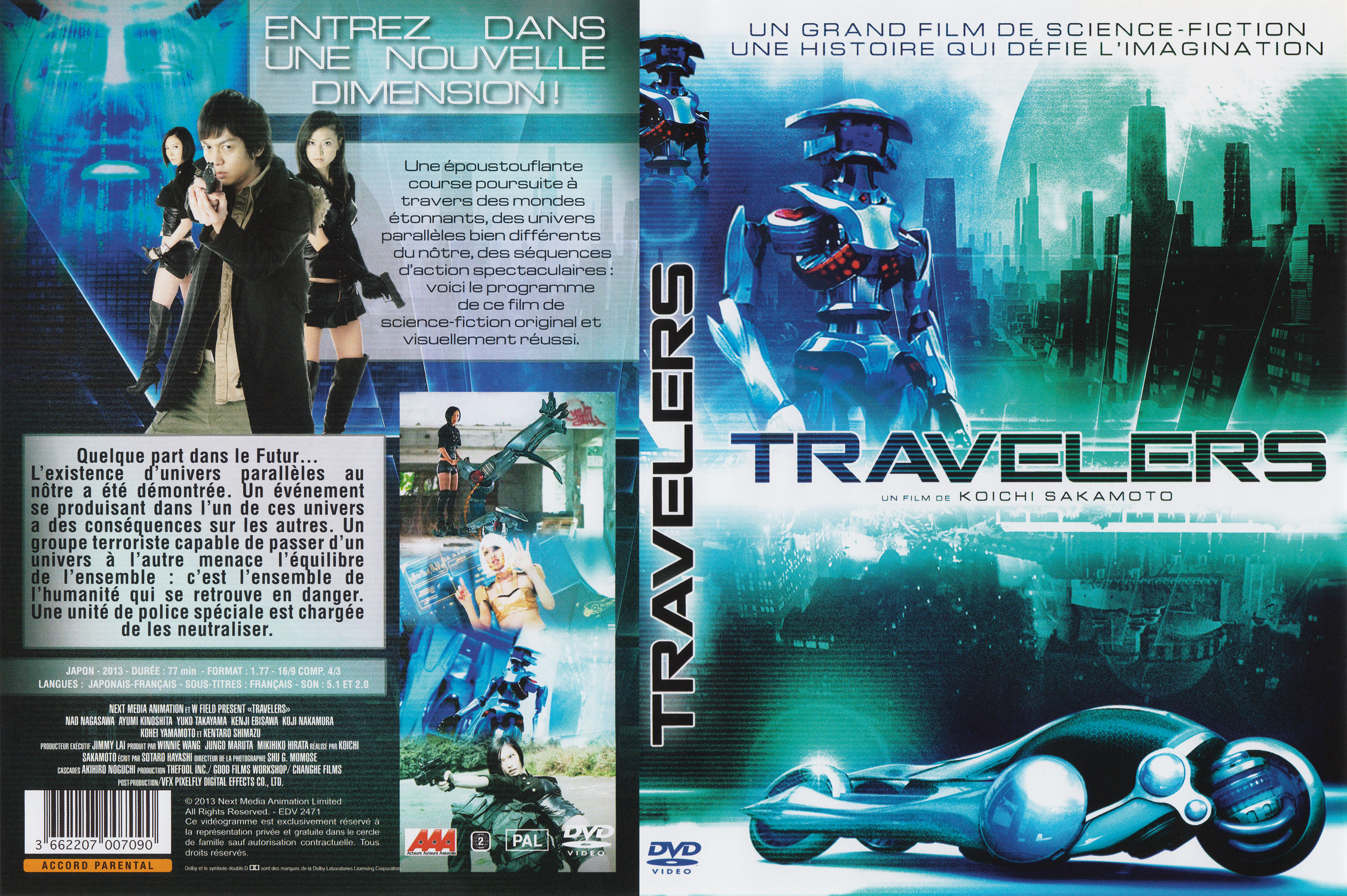 Jaquette DVD Travelers