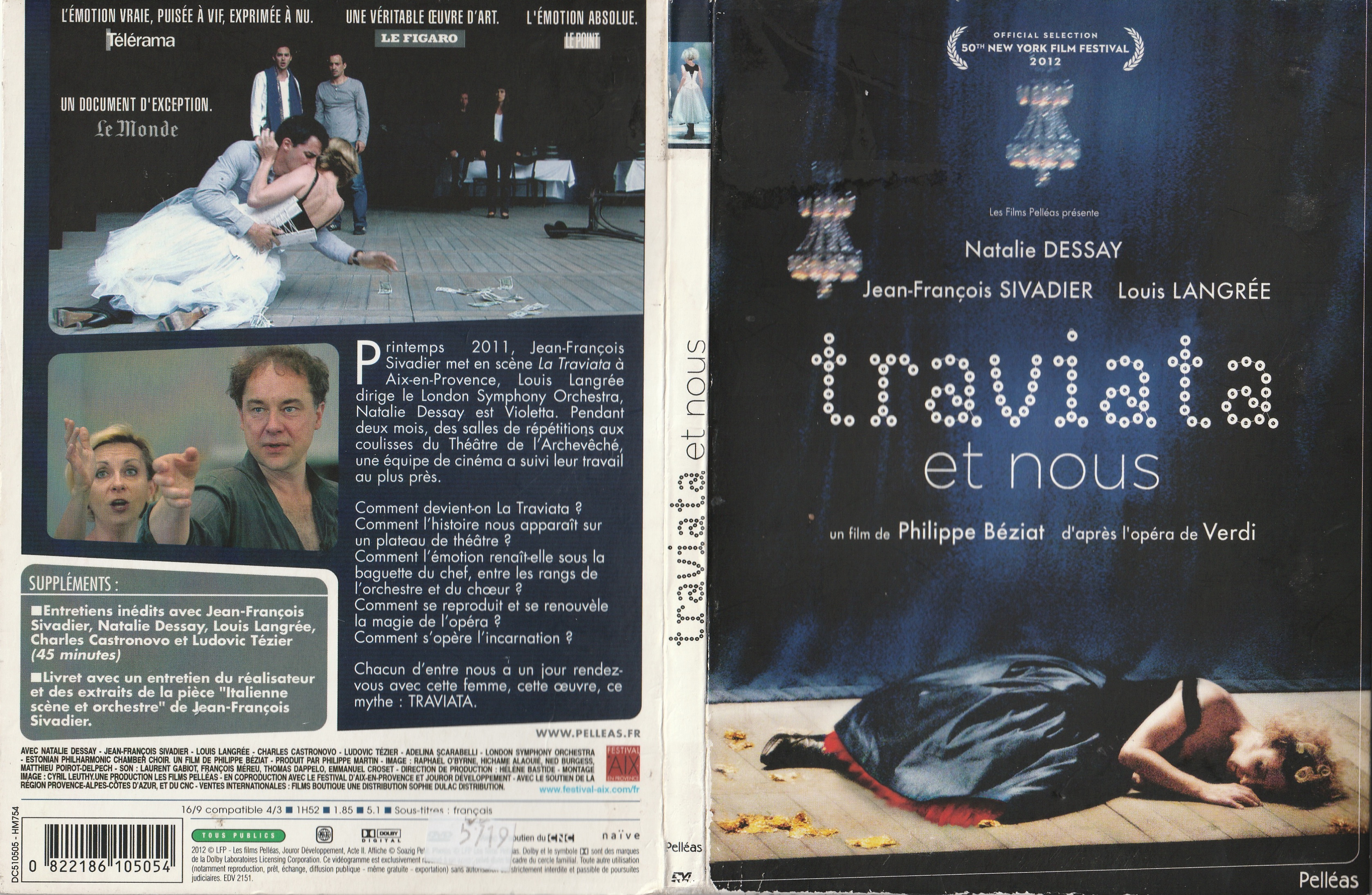 Jaquette DVD Traviata et nous